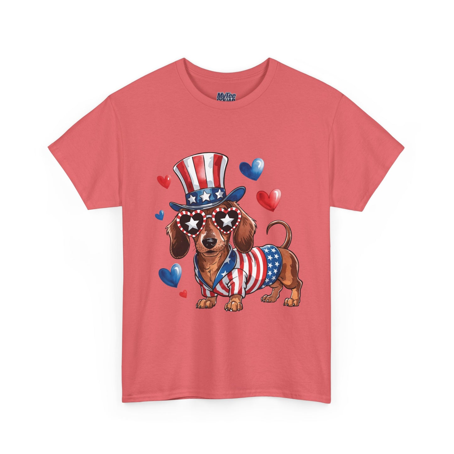 Patriotic Dachshund Unisex T-Shirt | Dog Lover Gift, July 4th Celebration