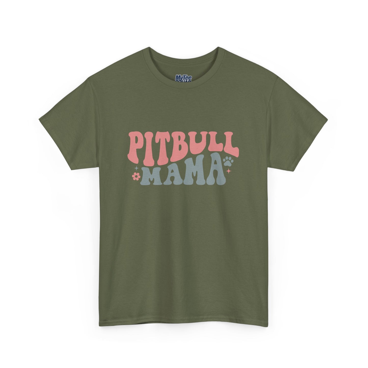 Pitbull Mama Tee – Cute Casual Shirt for Dog Moms & Pet Lovers