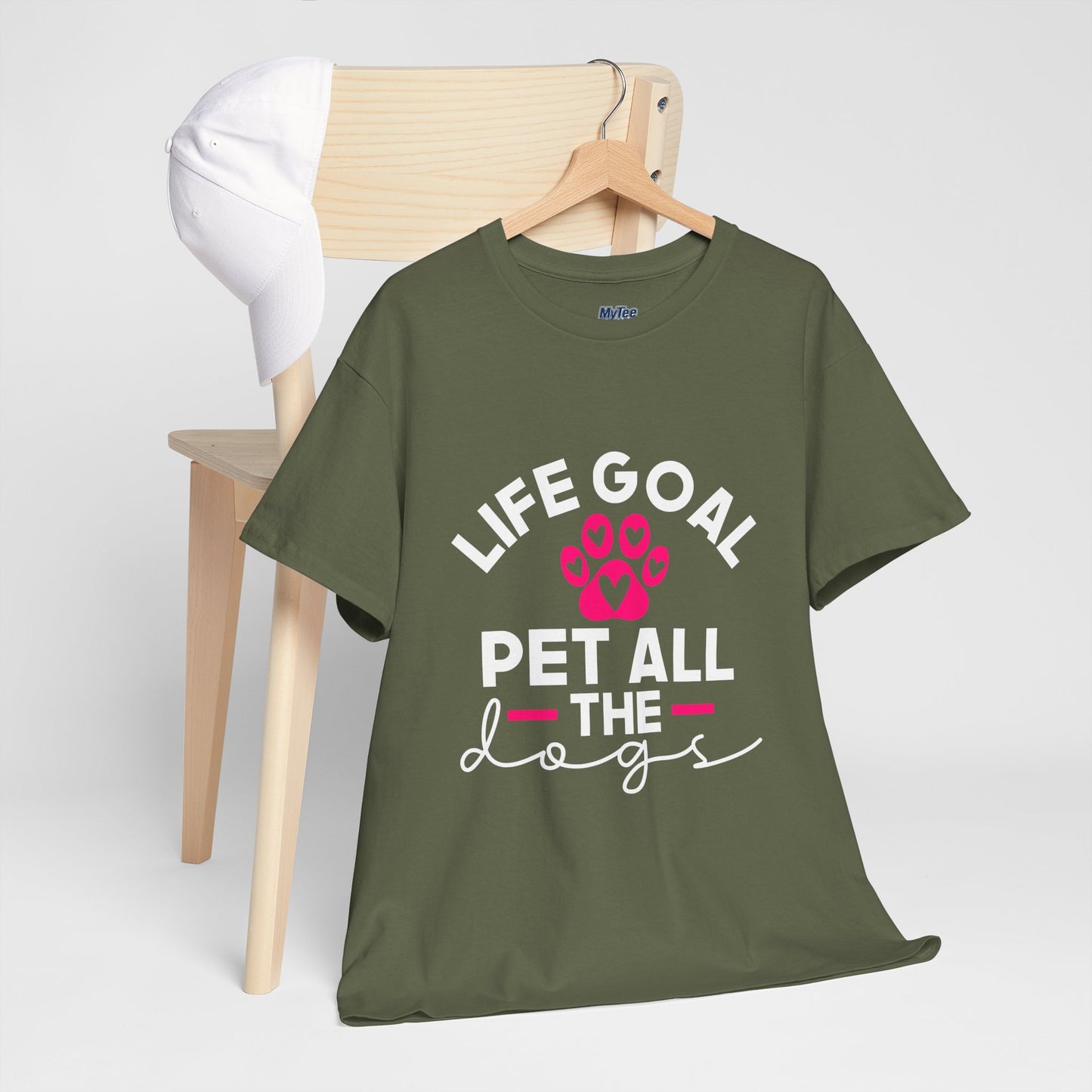 Life Goal Pet All The Dogs Unisex T-Shirt | Pet Every Pup Tee