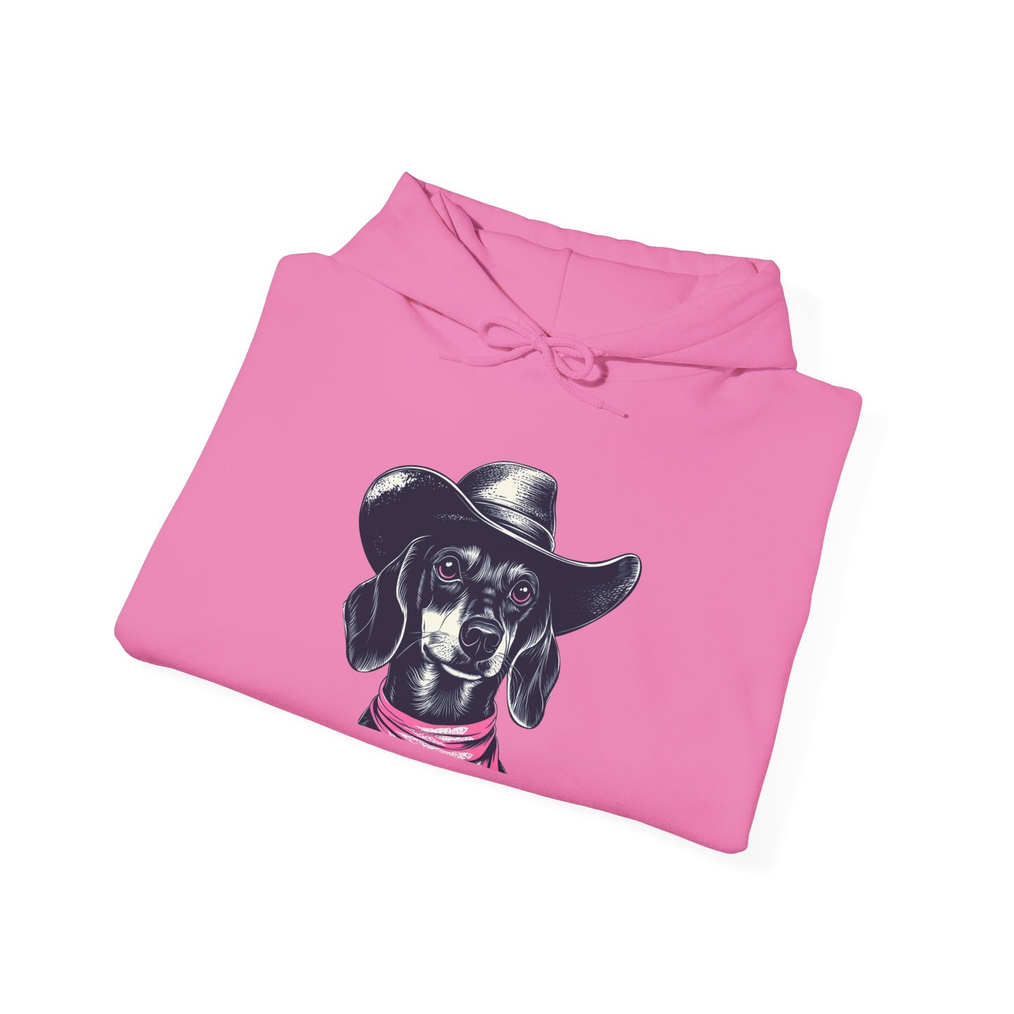 Dachshund Cowpoke Hoodie – Rodeo Pup Unisex Pullover