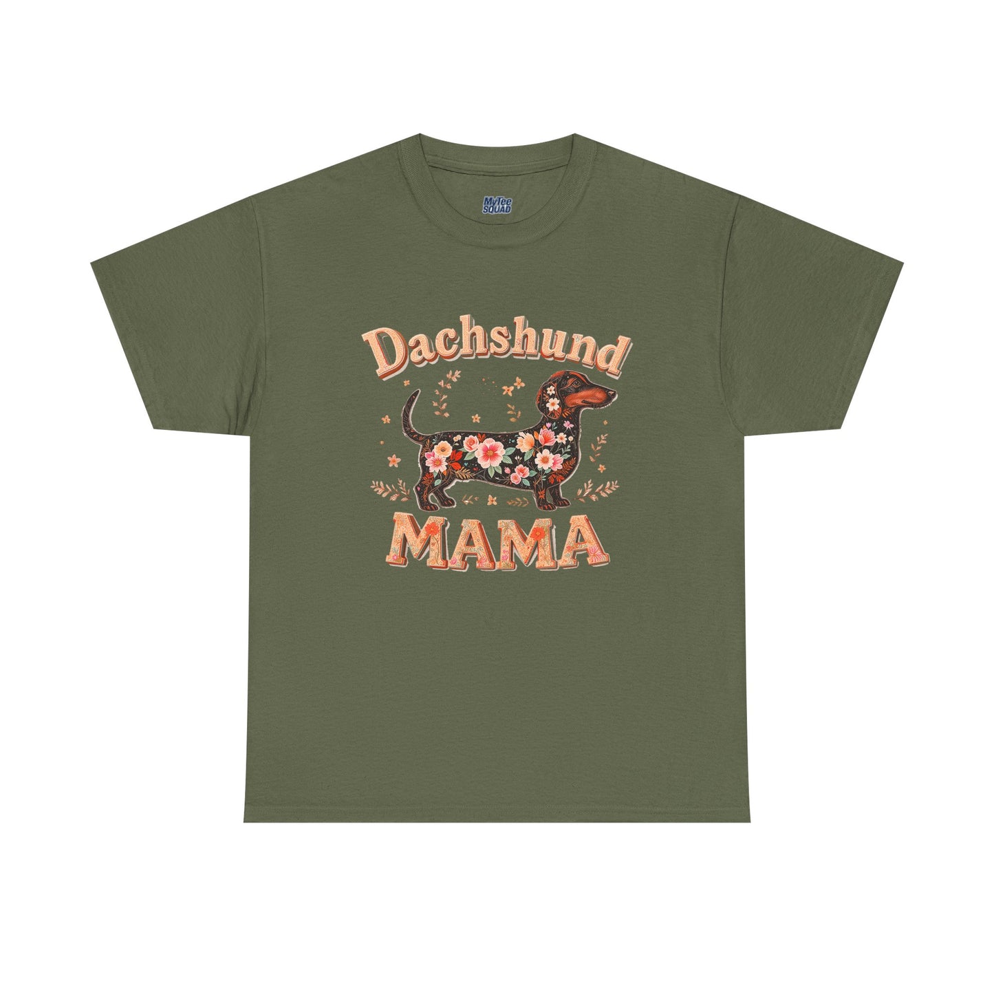 Dachshund Mama T-Shirt – Cute Floral Pup Lover Tee
