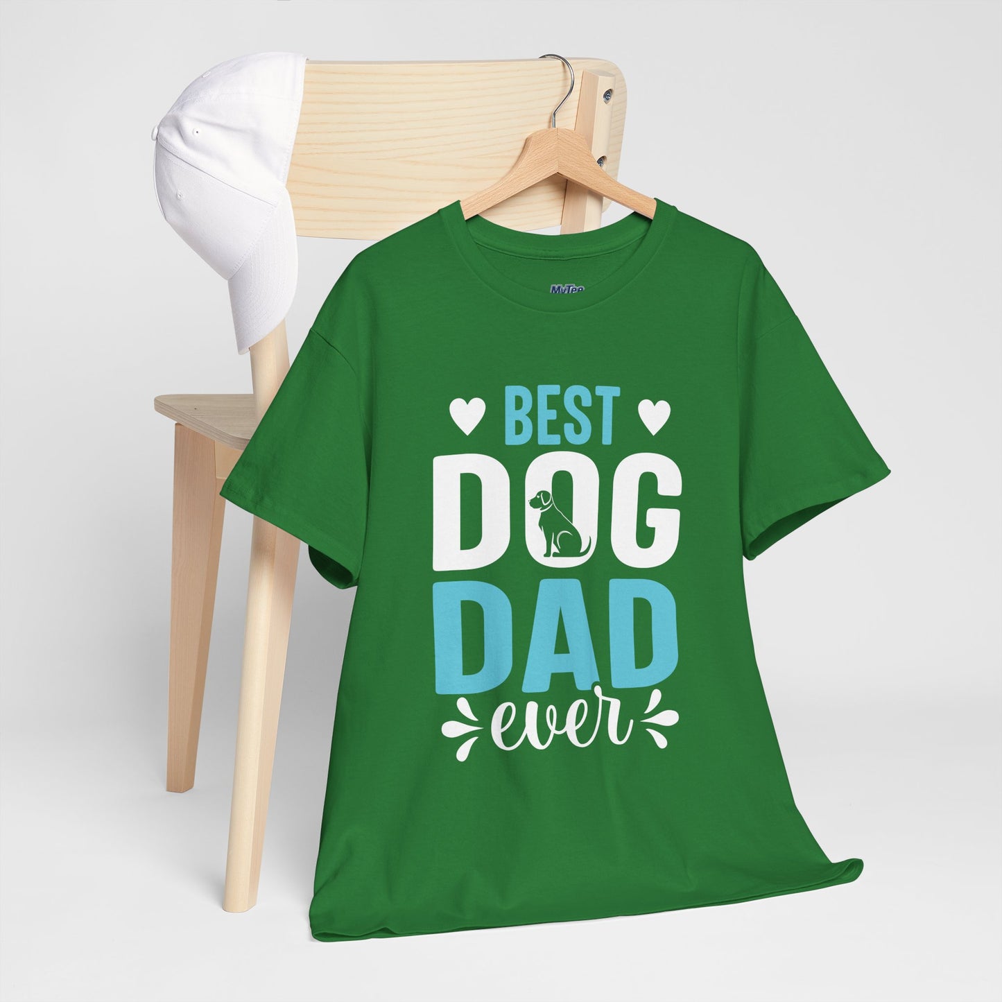 Best Dog Dad Ever Cotton T-Shirt