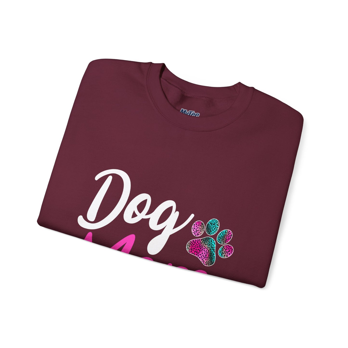 Snug Life: Dog Mom Edition – Graphic Crewneck Sweatshirt