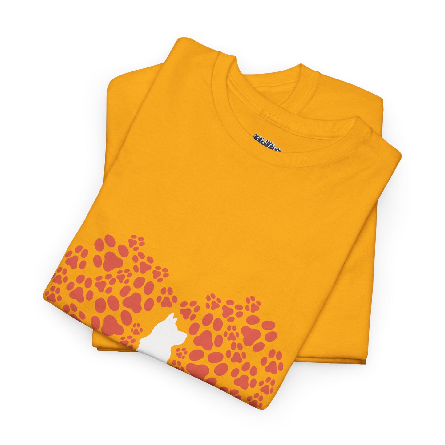 Dog Lover's Heart - Unisex Cotton Tee