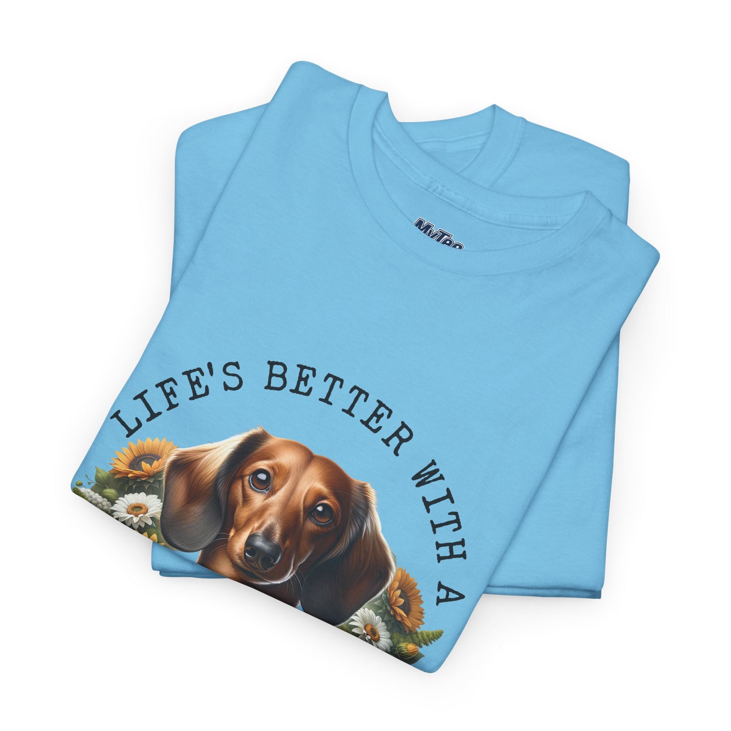 Dachshund Sunflower Unisex T-Shirt