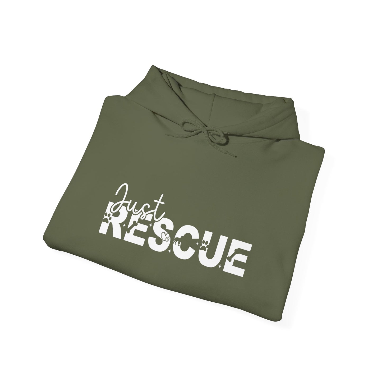Bold Blue Just Rescue Unisex Hoodie – Speak For The Voiceless