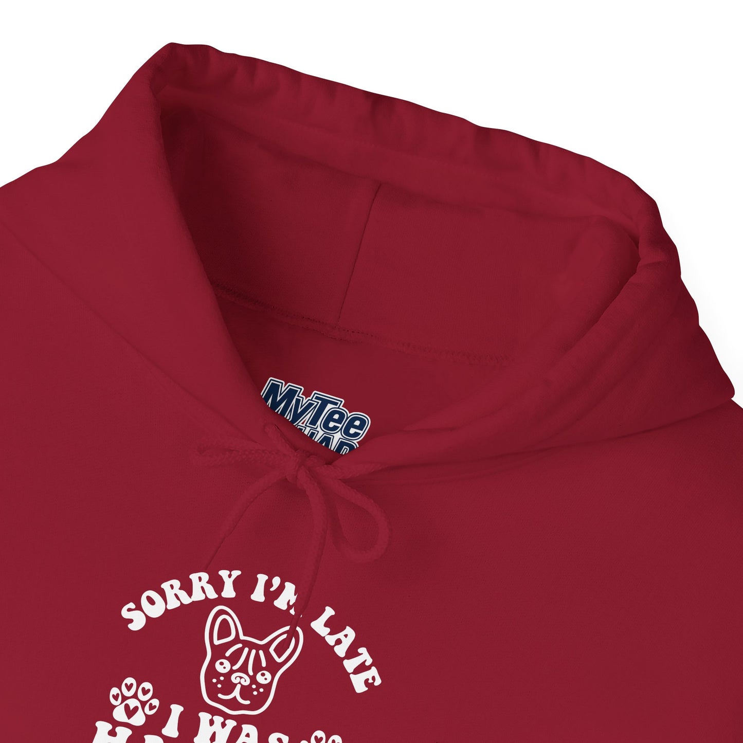 Sorry I’m Late Hoodie – Hanging With My Dog Vibe