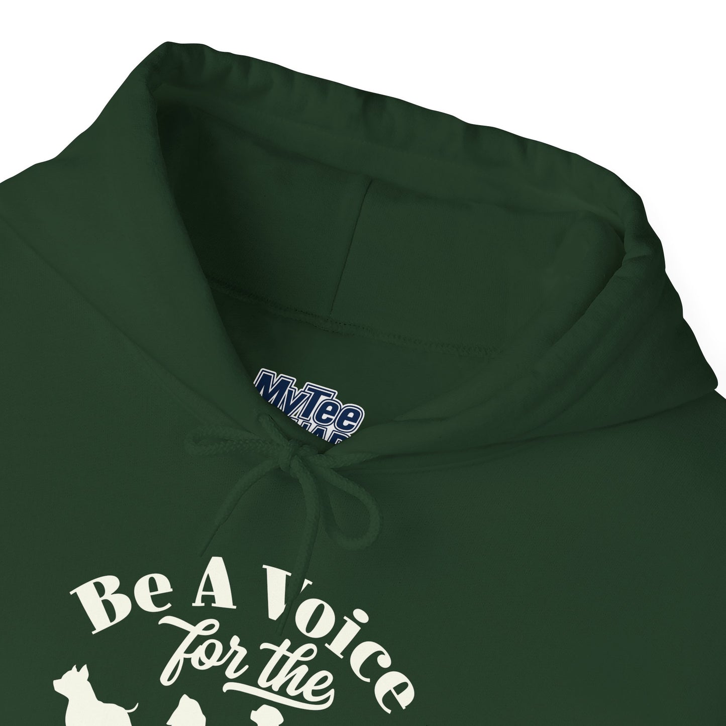 Be A Voice For The Voiceless Unisex Hoodie – Animal Rescue Awareness