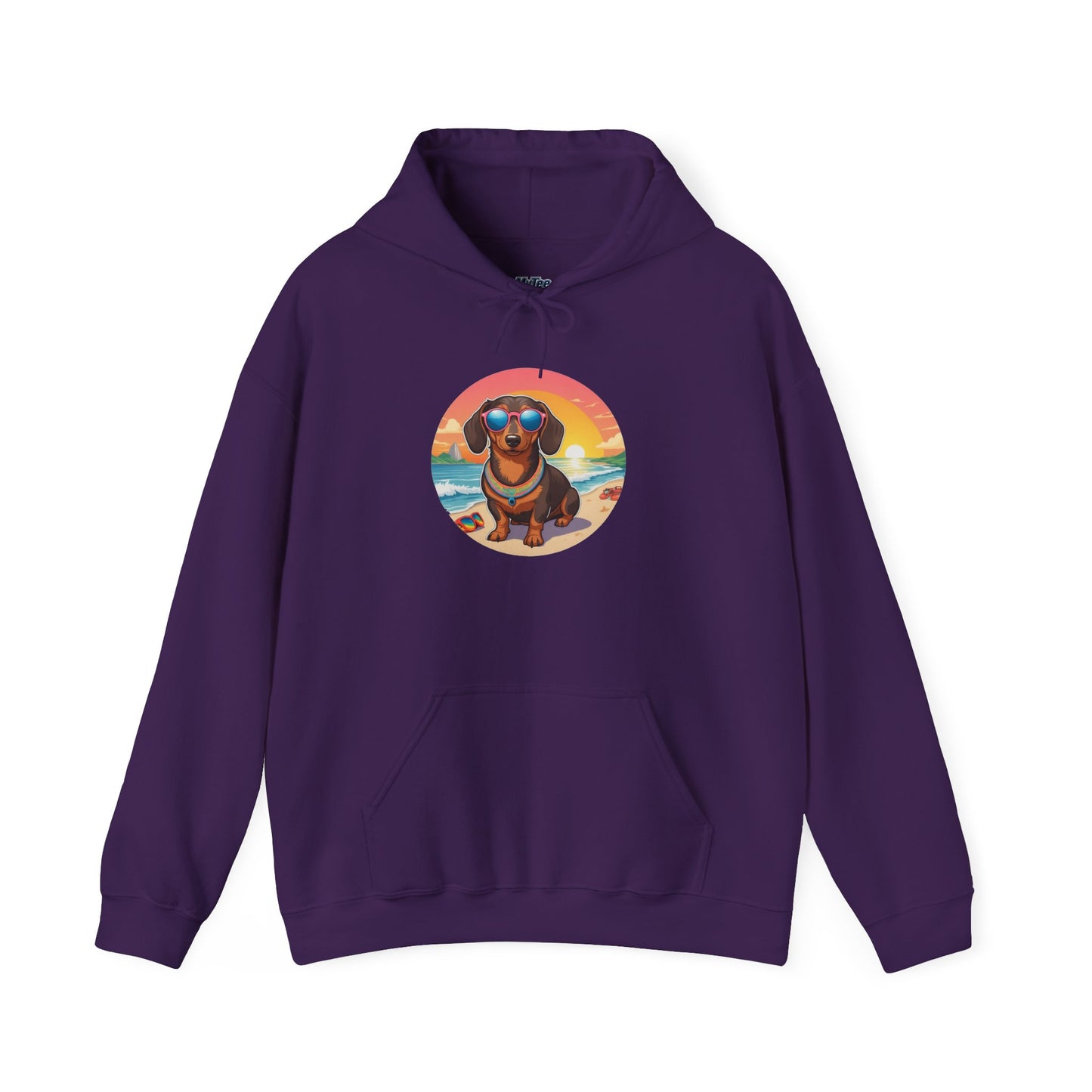 Dachshund Lover's Sunset Unisex Hoodie