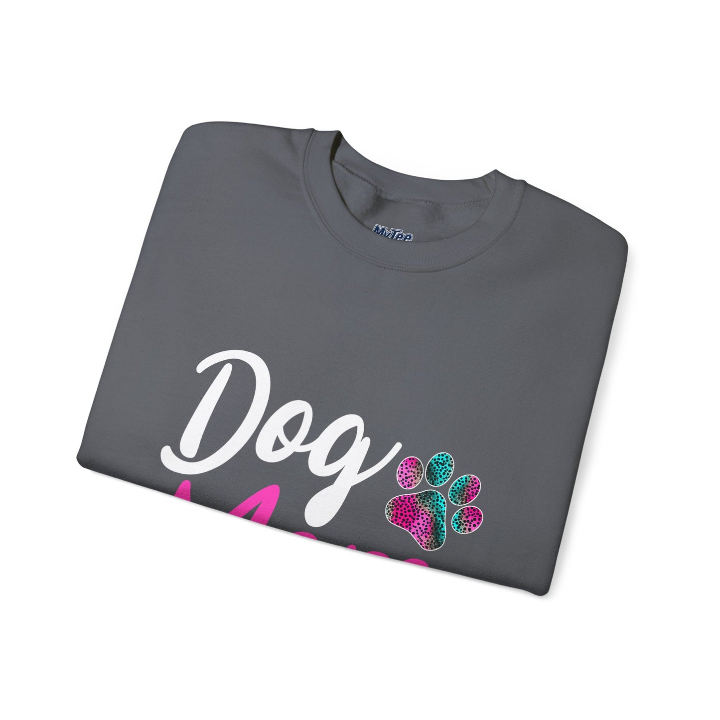 Snug Life: Dog Mom Edition – Graphic Crewneck Sweatshirt