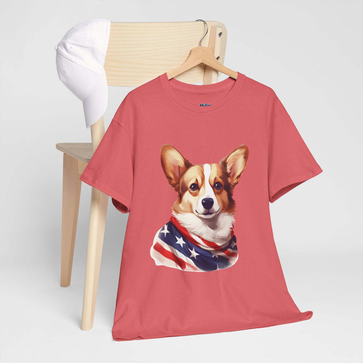Patriotic Pembroke Welsh Corgi Unisex T-Shirt