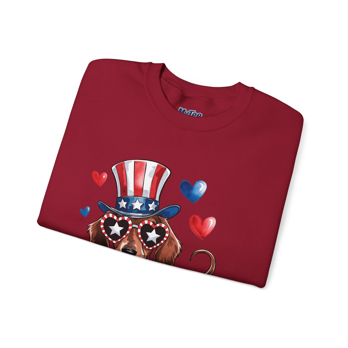 Patriotic Dachshund Dog Unisex Sweatshirt