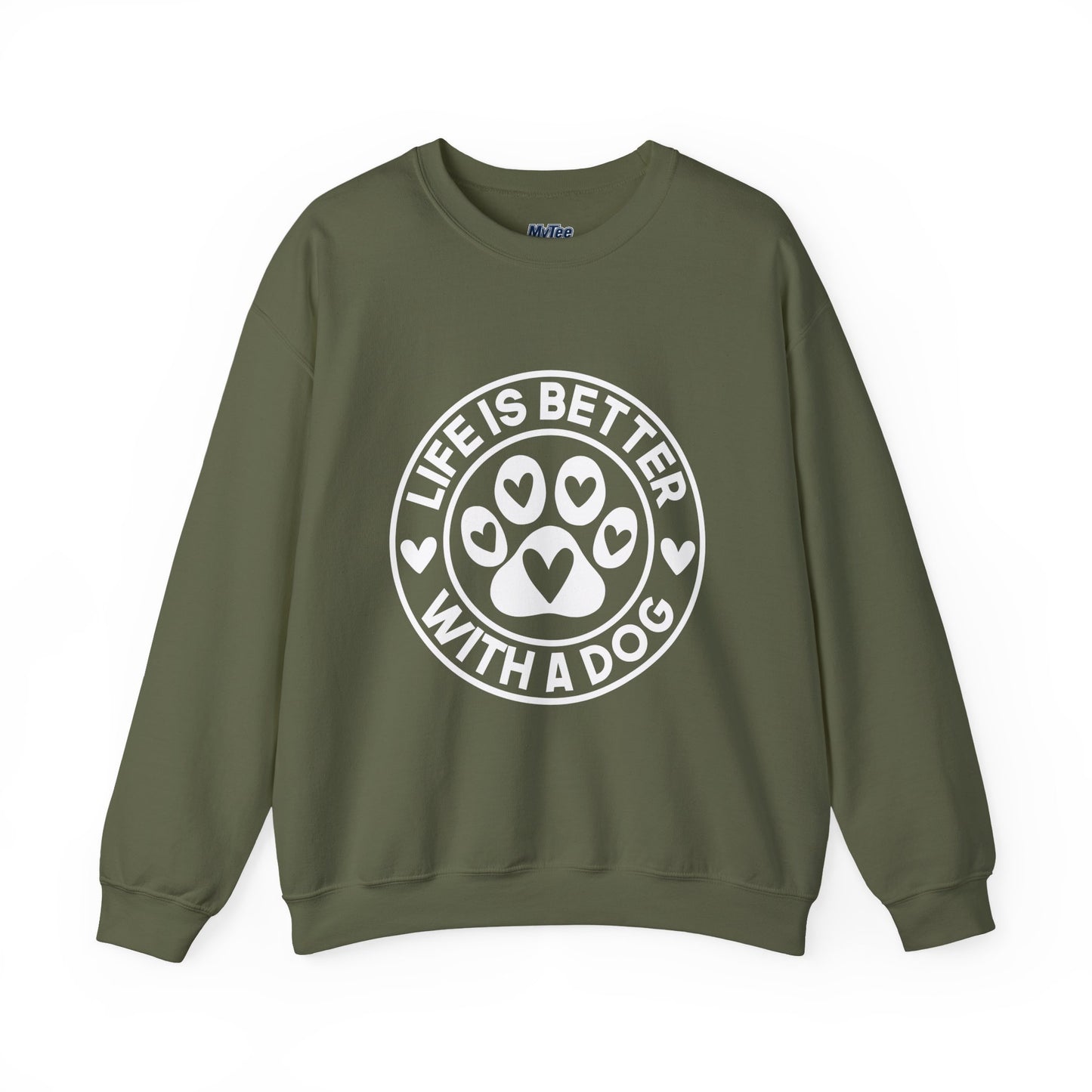 Life Is Better With A Dog Sweatshirt | Crewneck Pullover