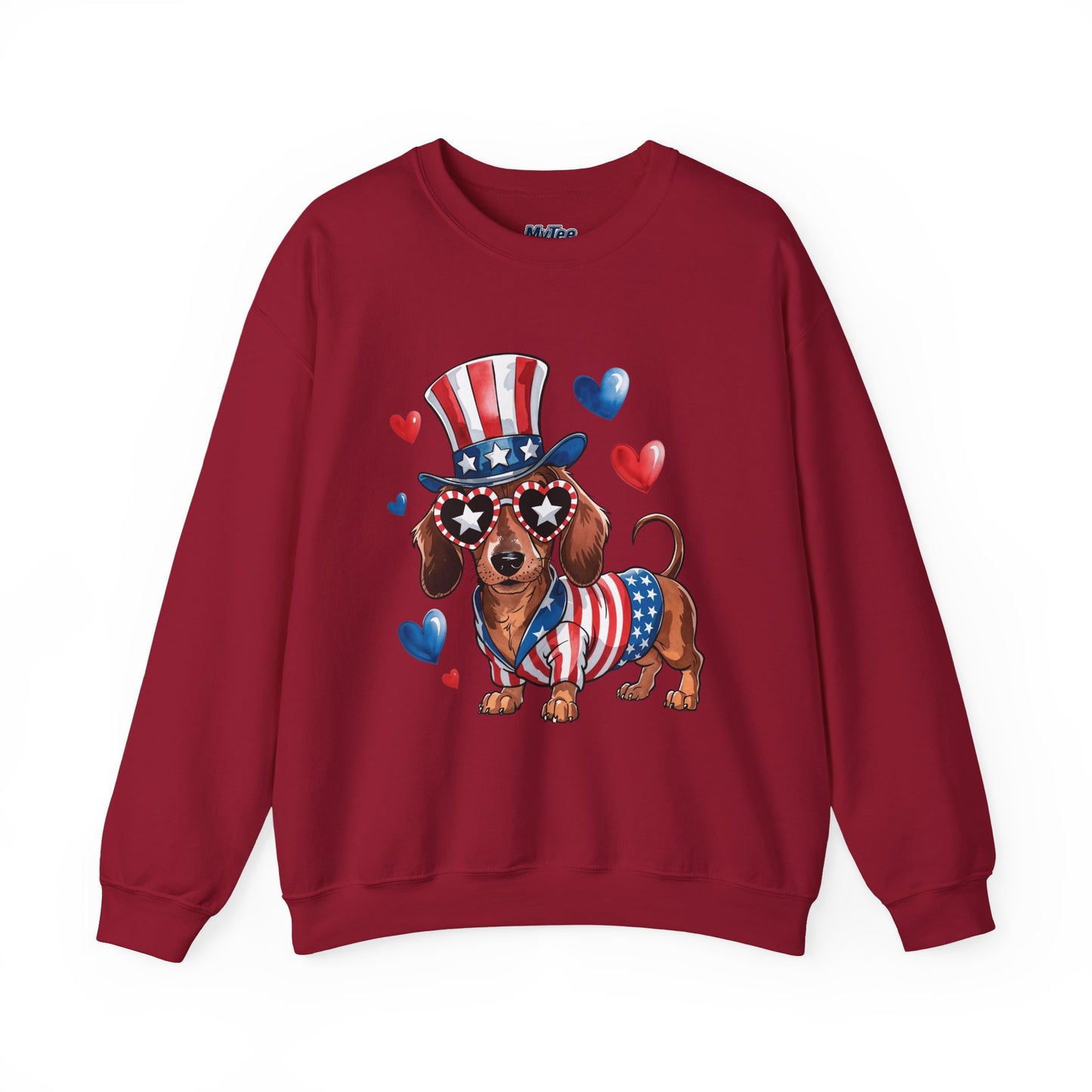 Patriotic Dachshund Dog Unisex Sweatshirt