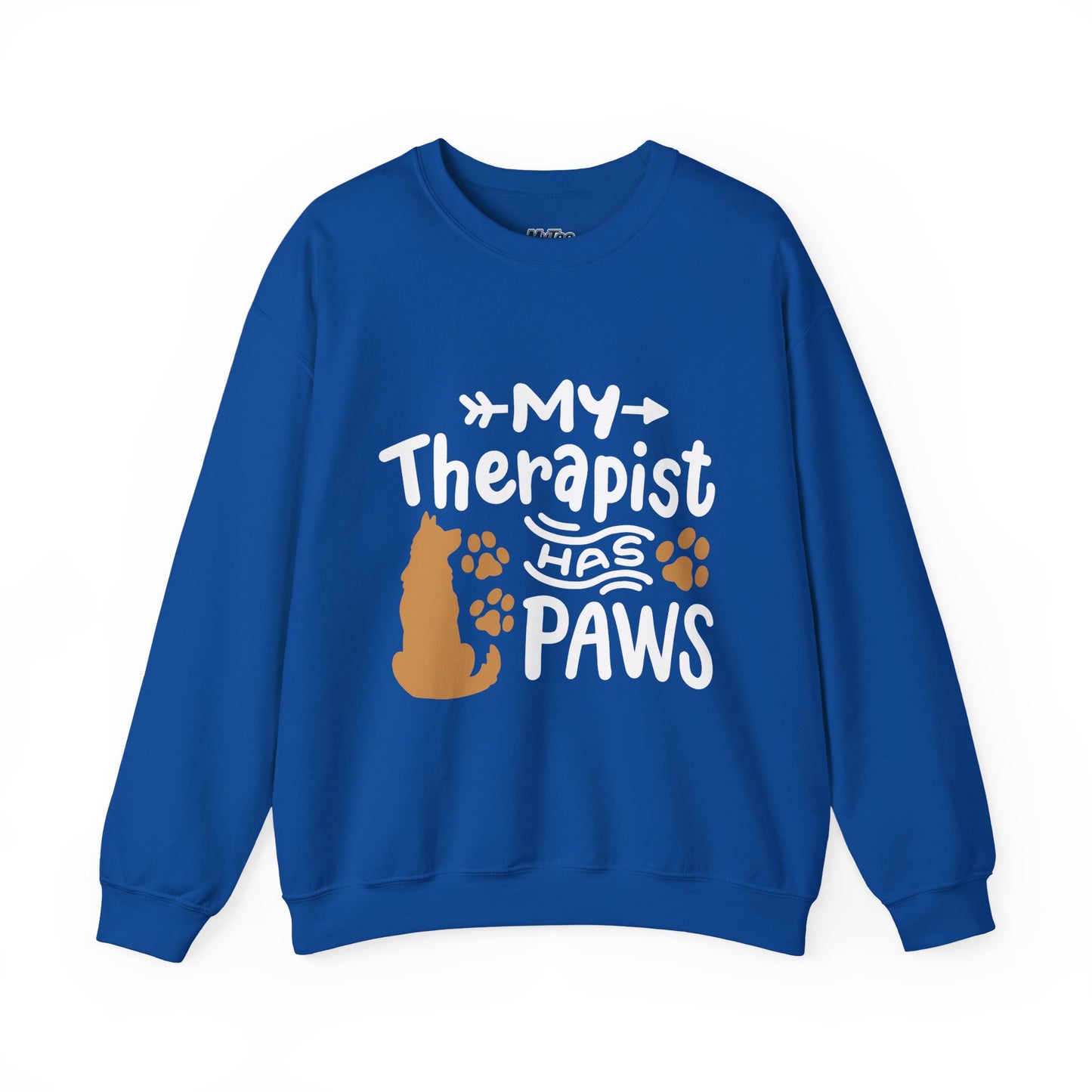 My Therapist Has Paws Unisex Sweatshirt | Cat & Dog Gifts, Animal Lover Apparel