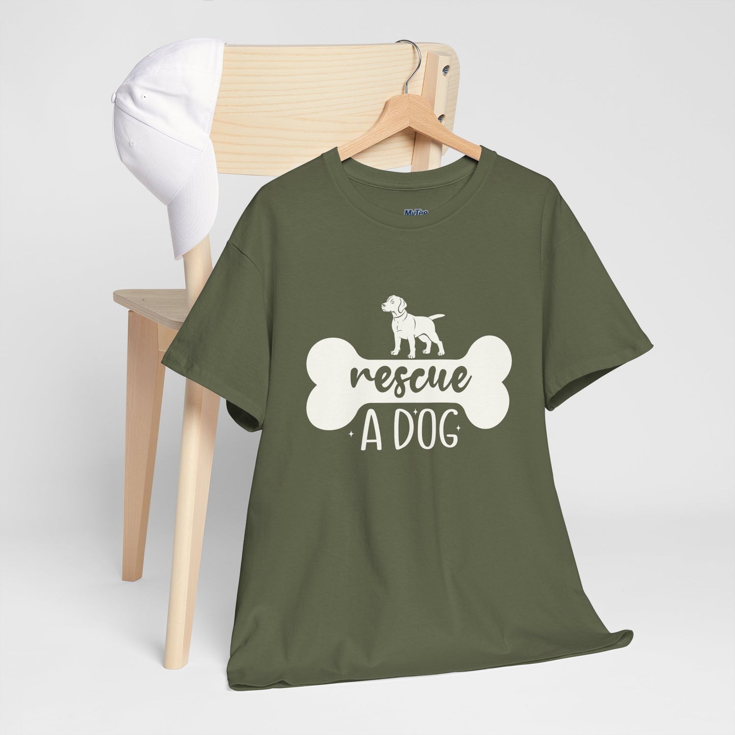 Rescue a Dog Unisex Cotton T-shirt | Dog Lover