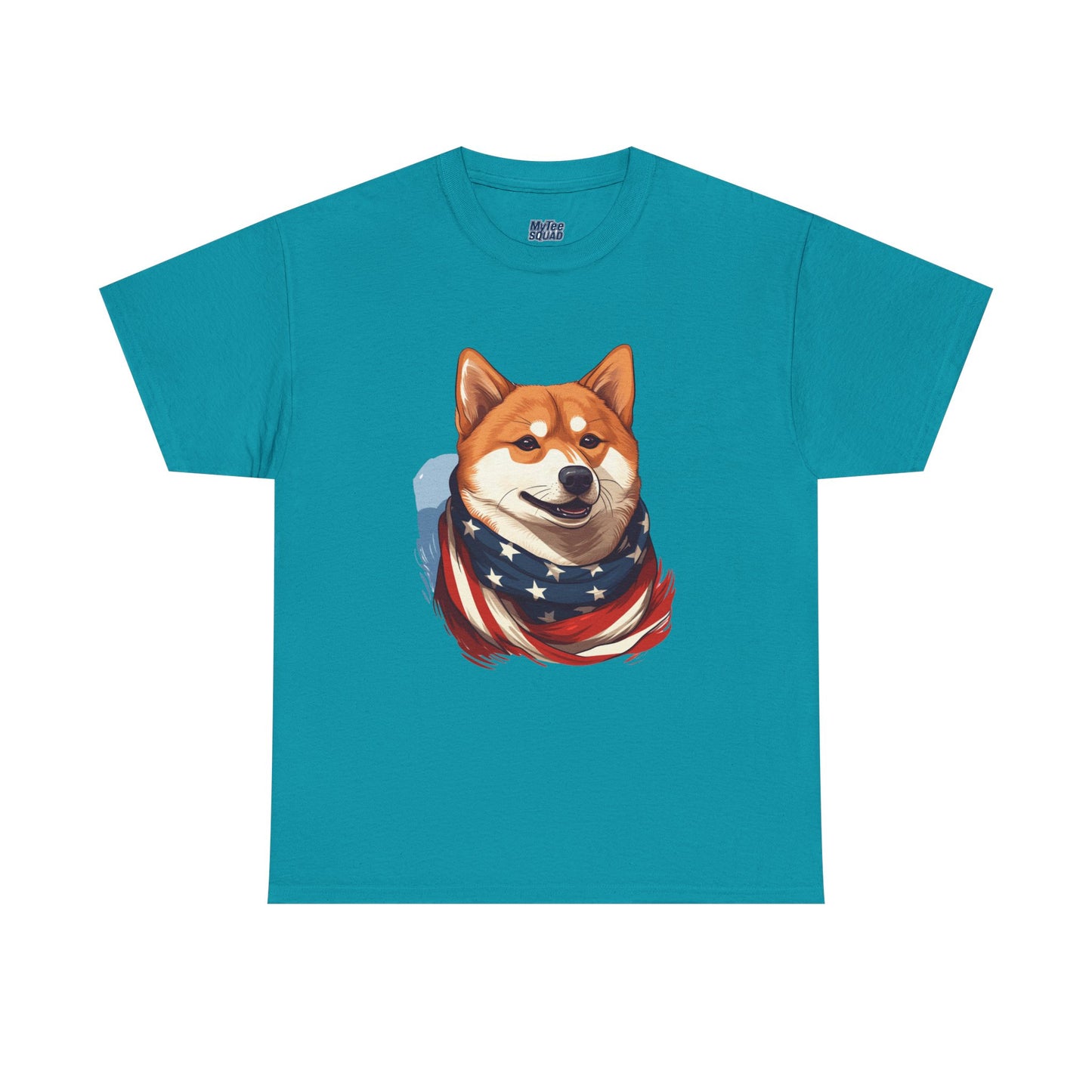 Patriotic Shiba Inu Unisex T-Shirt