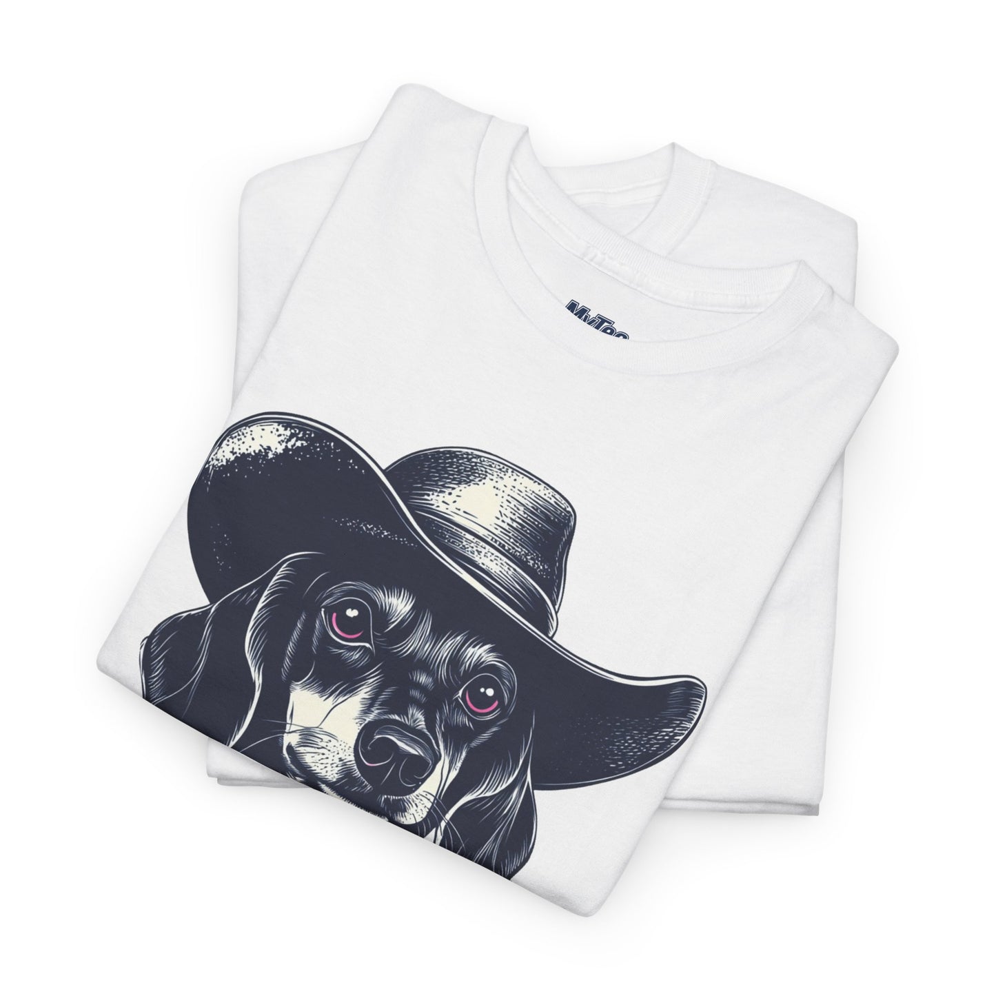 Dachshund Cowgirl Vibes T-Shirt – Pink Bandana Pup Shirt