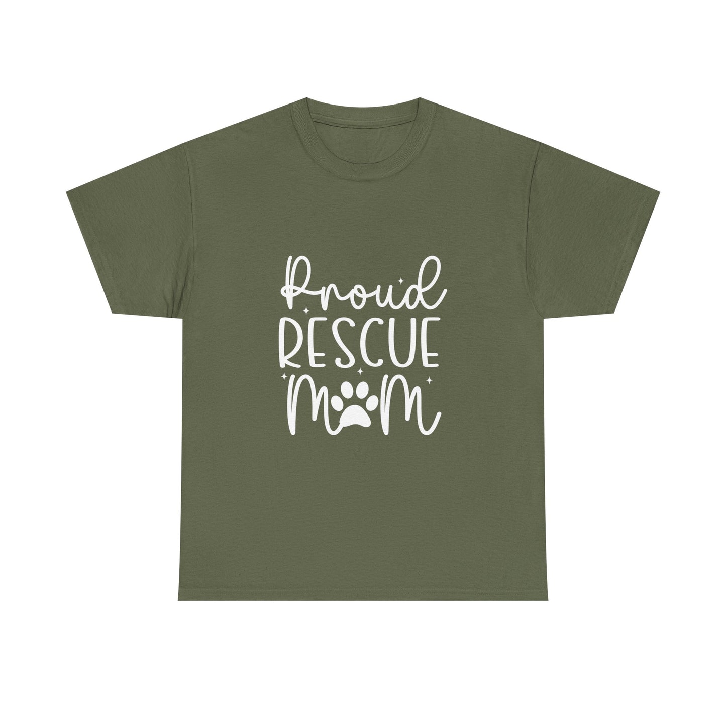 Proud Rescue Mom T-Shirt | Gift For Dog Mom