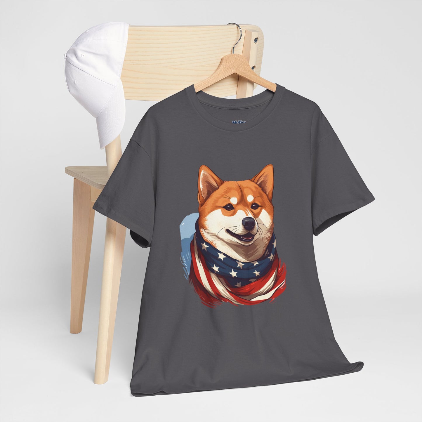 Patriotic Shiba Inu Unisex T-Shirt