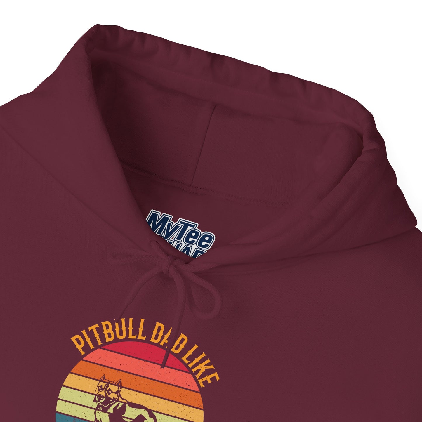 'Pitbull Dad Like A Regular Dad But Cooler' Cozy Hoodie
