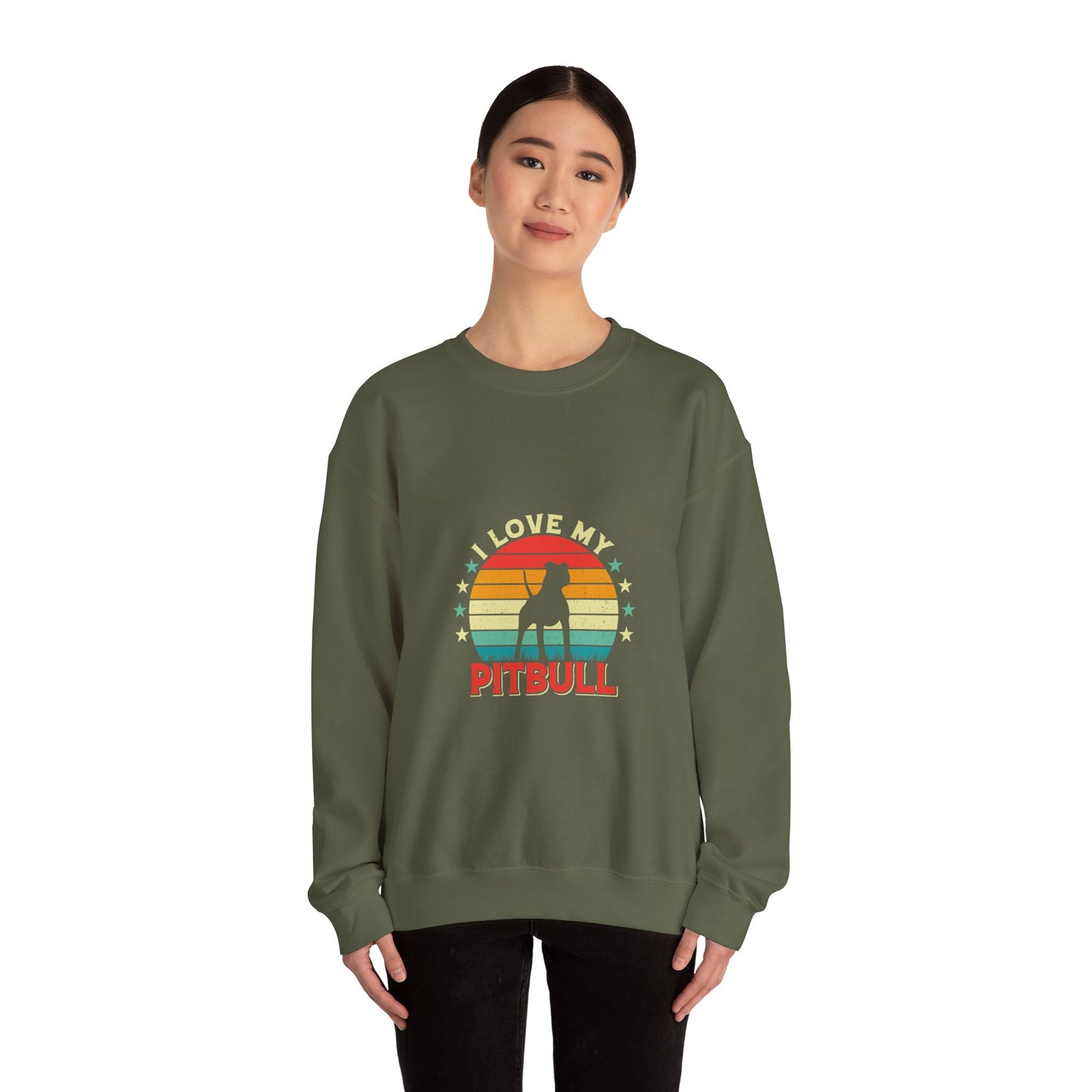 I Love My Pitbull Unisex Sweatshirts