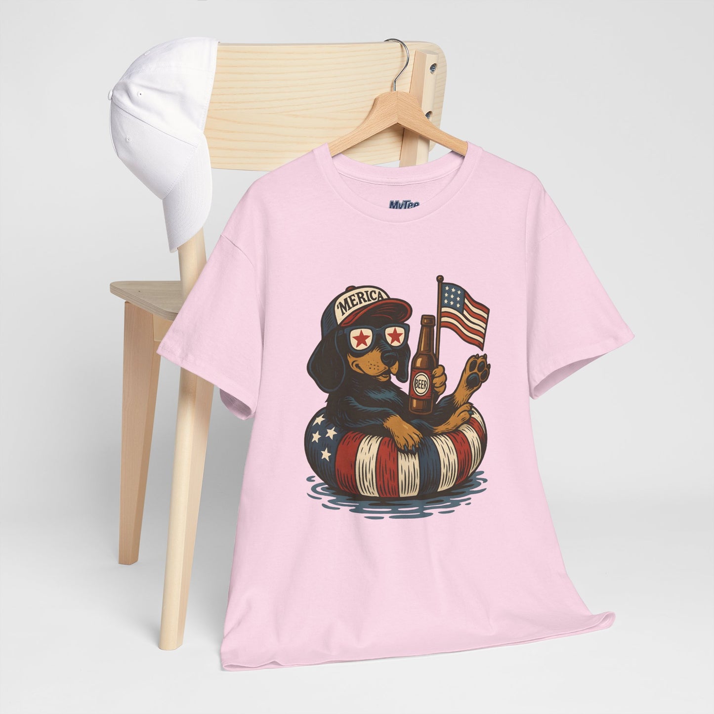 Patriotic Dachshund America Unisex T-Shirt