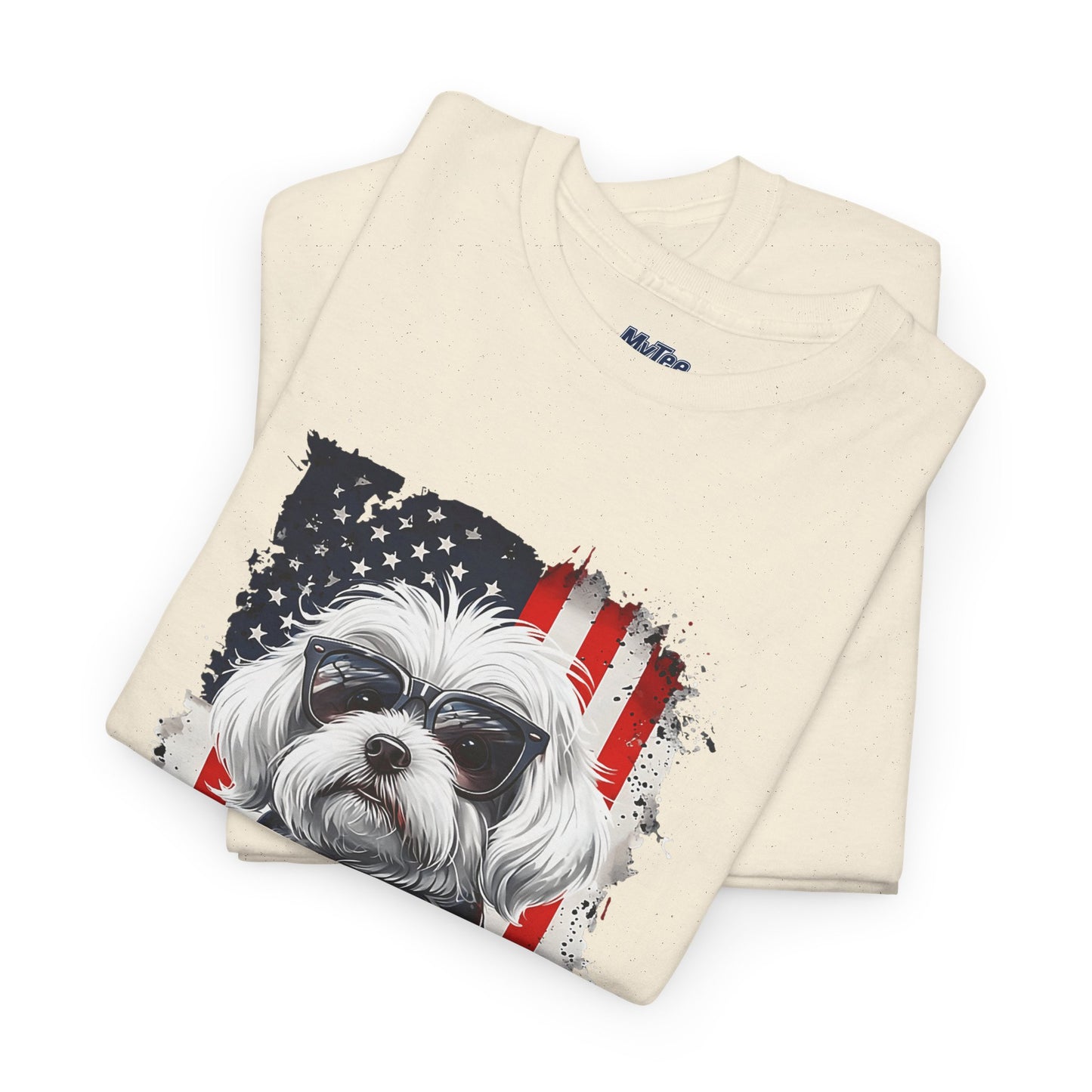 Patriotic Havanese Unisex Cotton T-Shirt