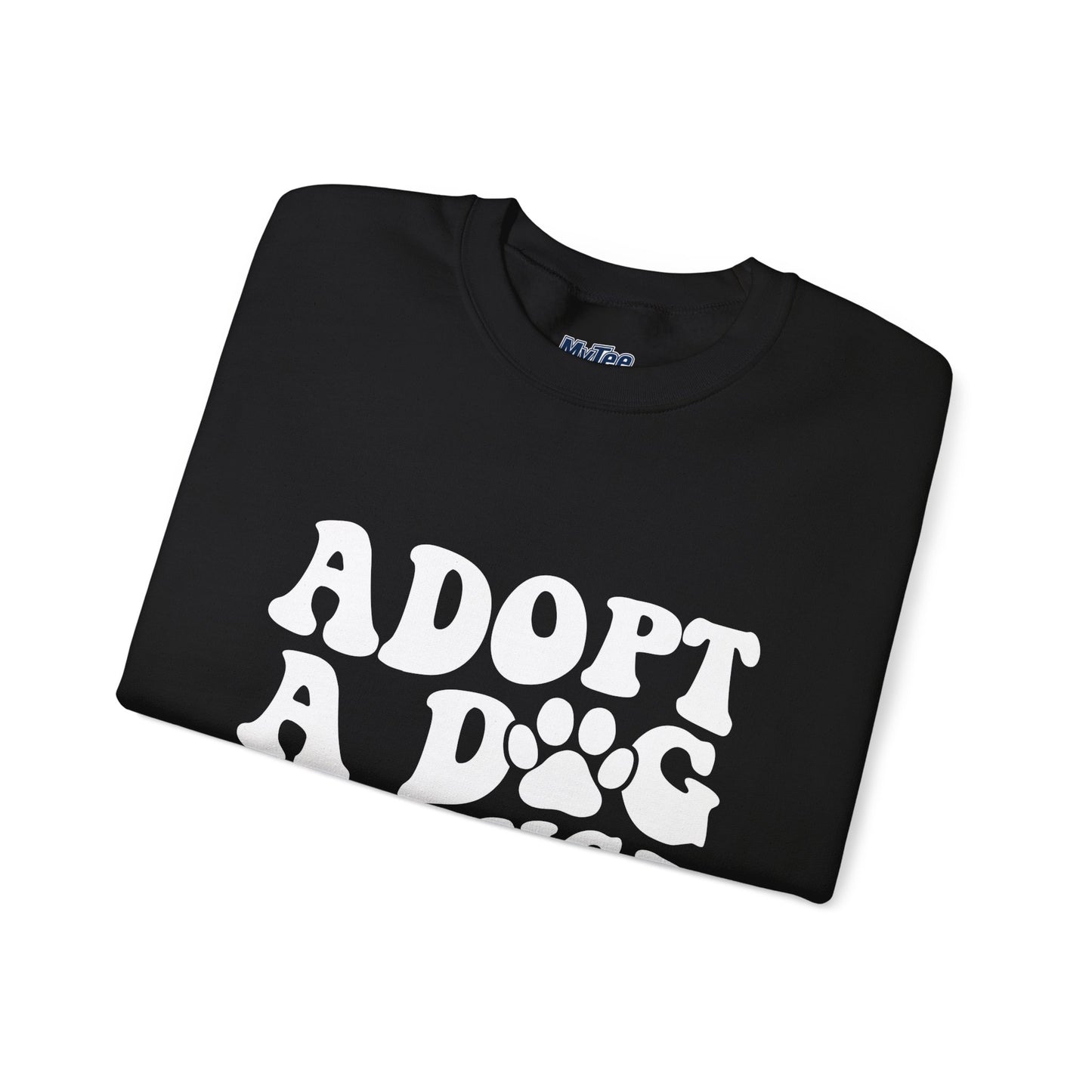 Adopt A Dog Change A Life Crewneck Sweatshirt