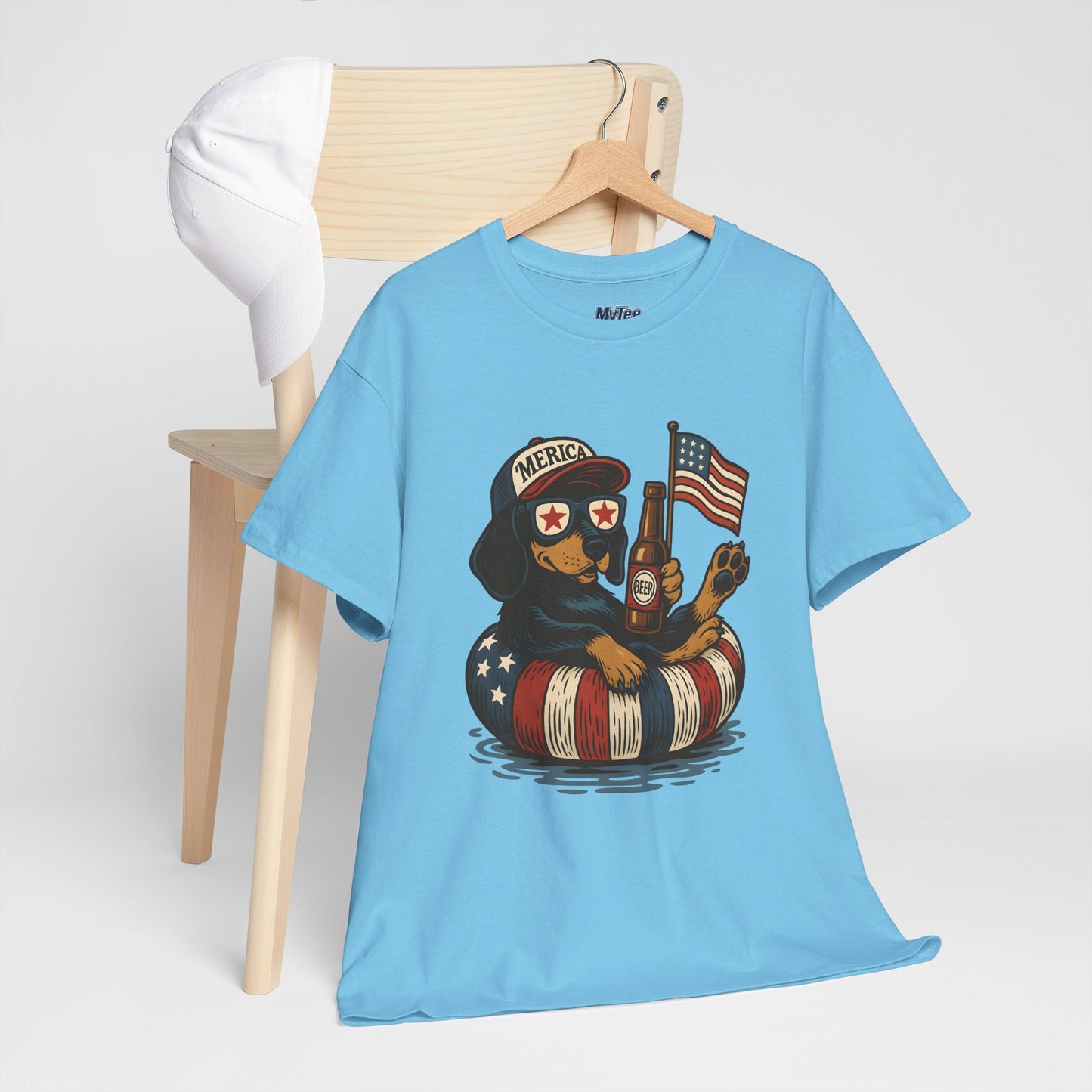 Patriotic Dachshund America Unisex T-Shirt