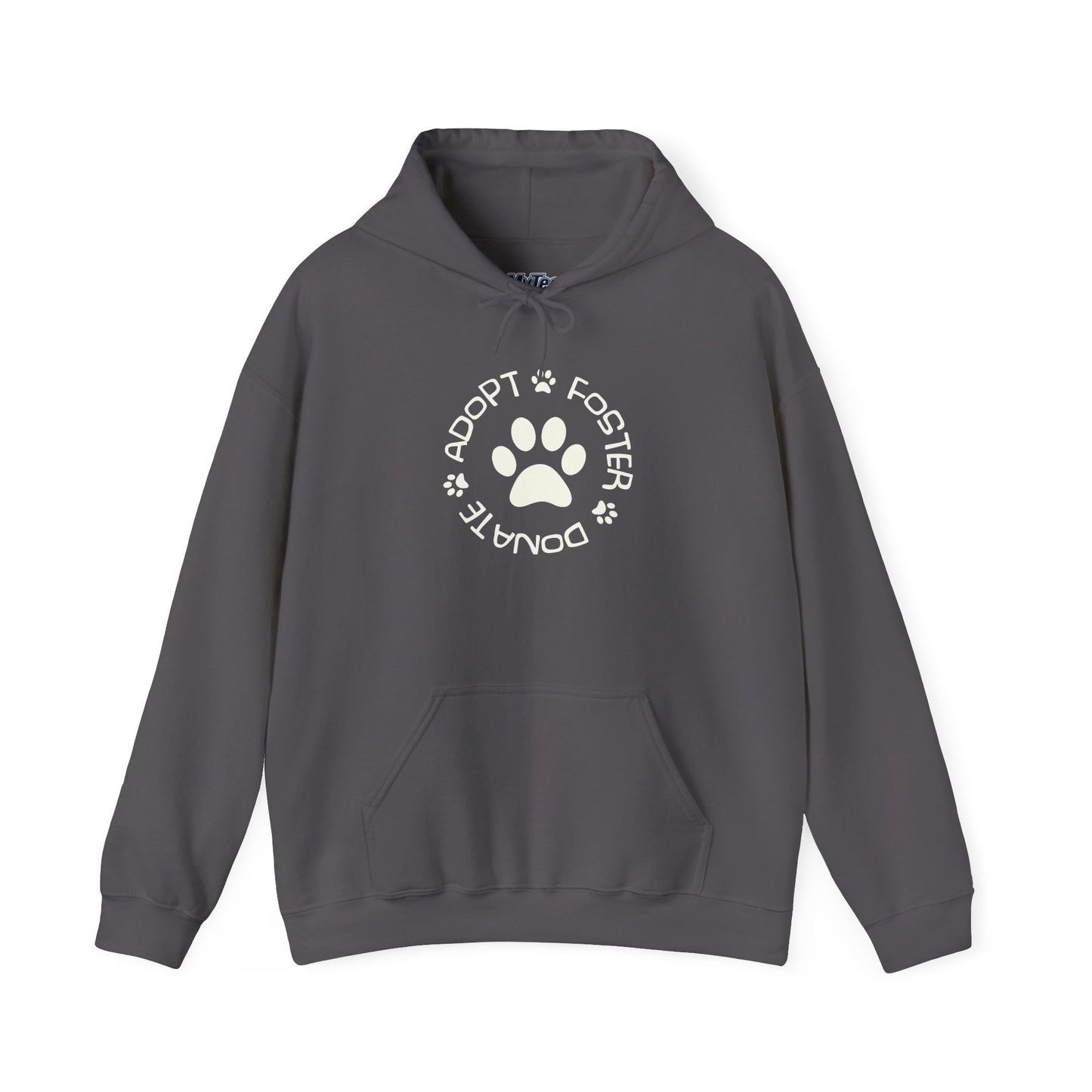 Adopt Foster Donate Unisex Hoodie – Pet Rescue Support Apparel