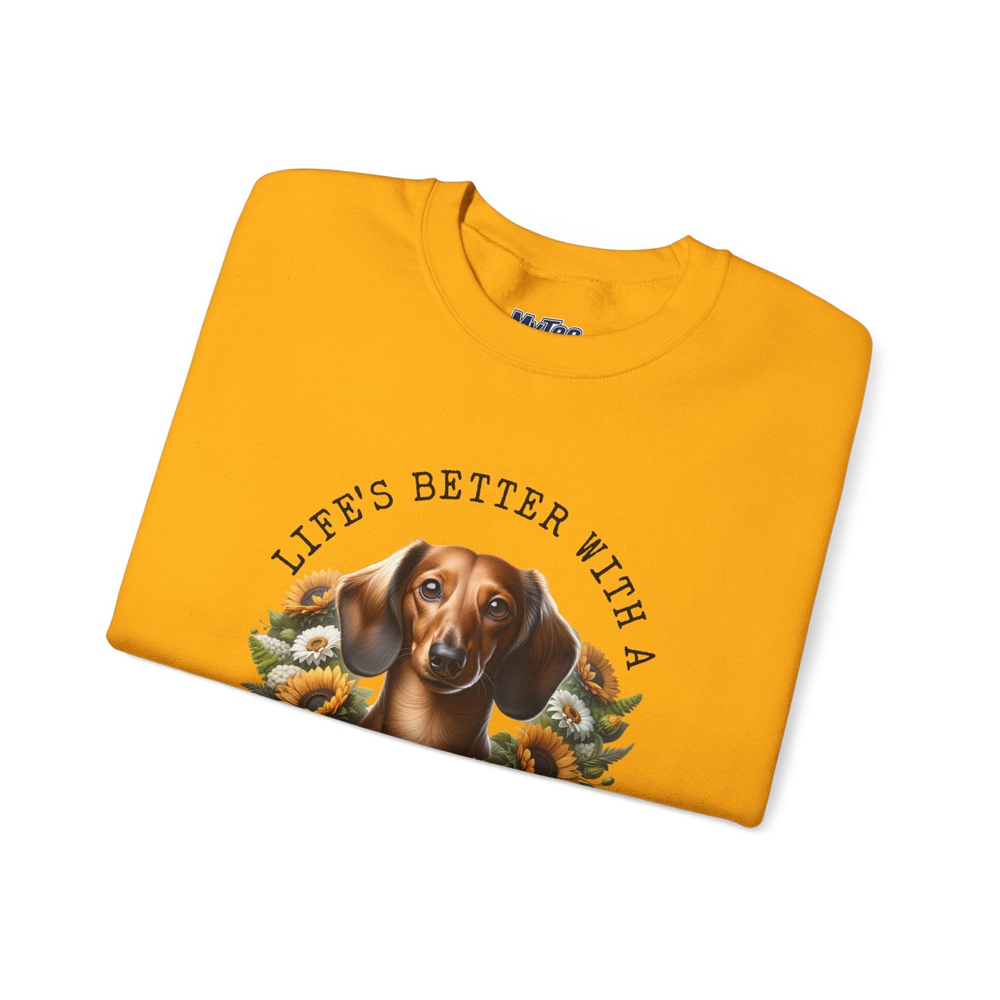 Dachshund Sunflower Unisex Hoodie