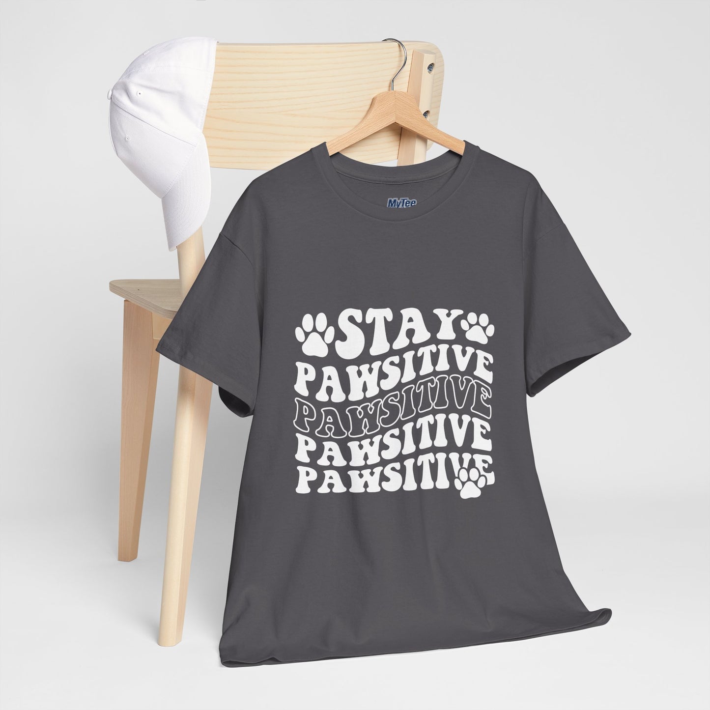 Stay Pawsitive Unisex T-Shirt For Animal Lovers