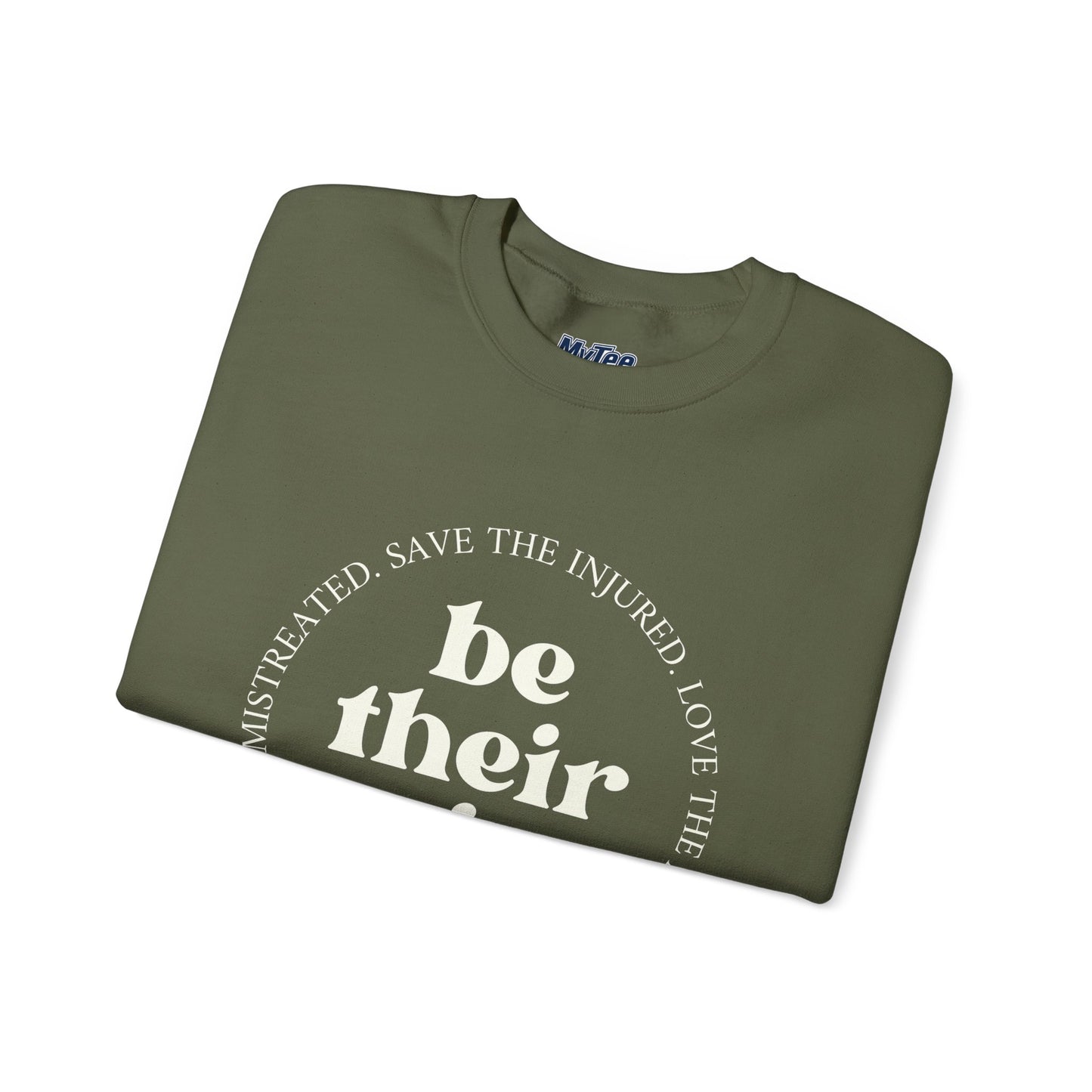 Be Their Voice Unisex Sweatshirt – Animal Shelter Support Pullover