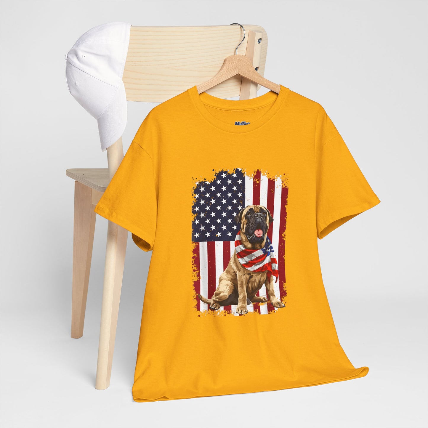 Patriotic English Mastiff Unisex T-Shirt