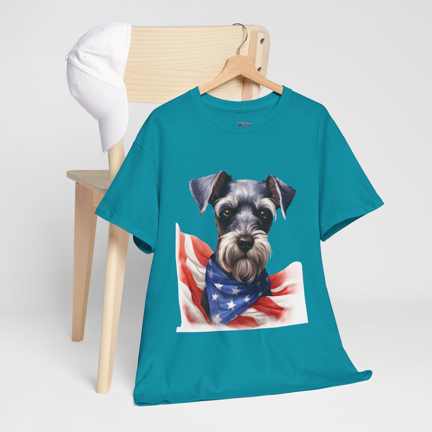 Patriotic Miniature Schnauzer Unisex T-Shirt