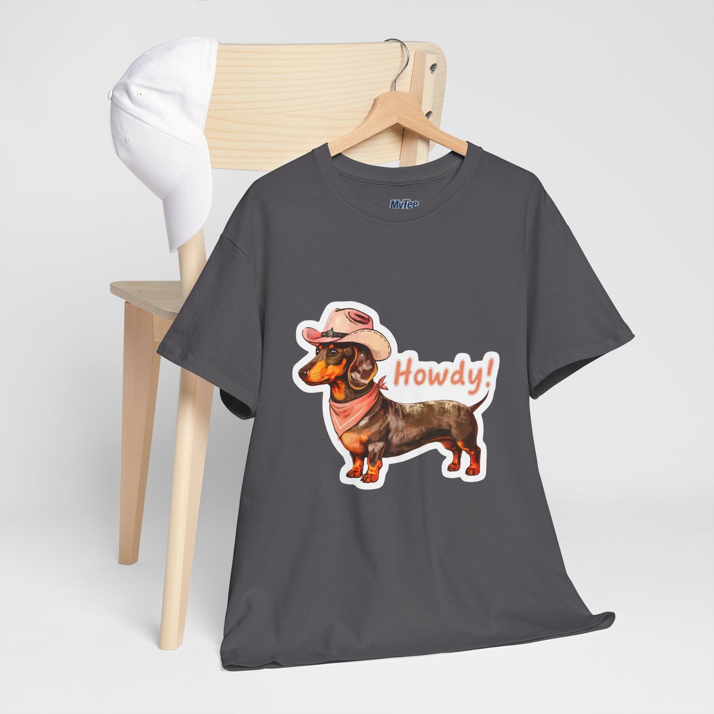 Dachshund Howdy Unisex T-Shirt – Southern Charm For Pup Fans