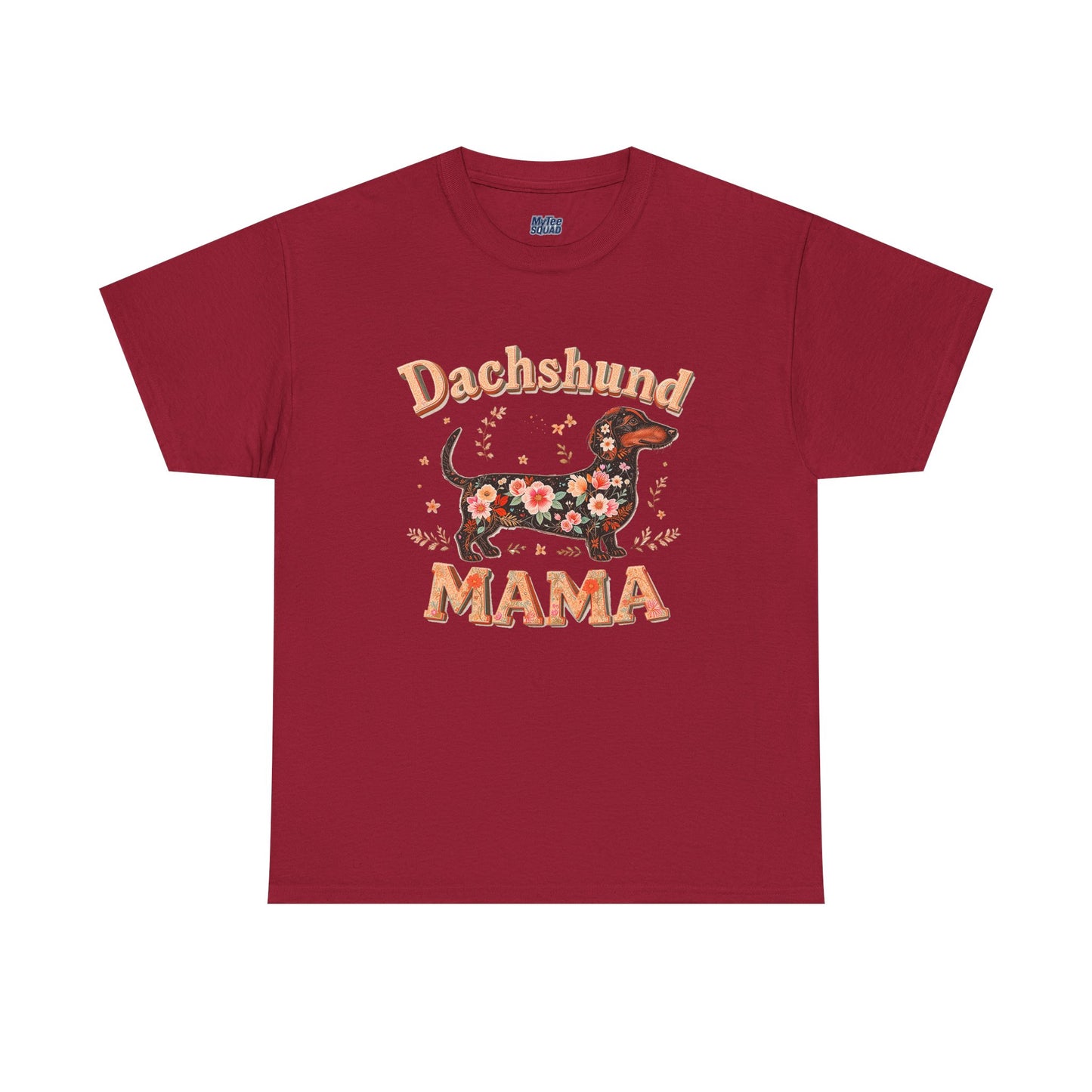 Dachshund Mama T-Shirt – Cute Floral Pup Lover Tee