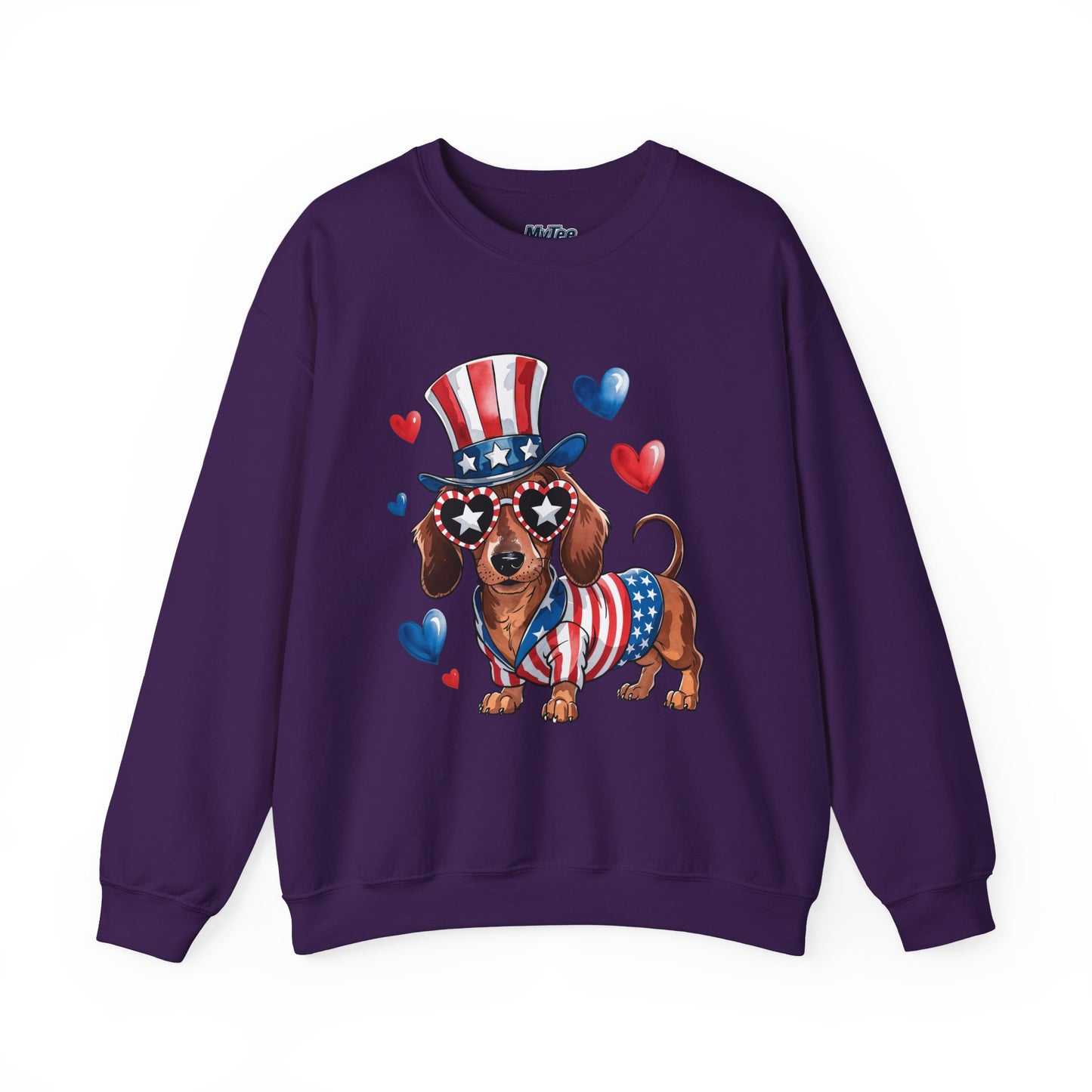 Patriotic Dachshund Dog Unisex Sweatshirt