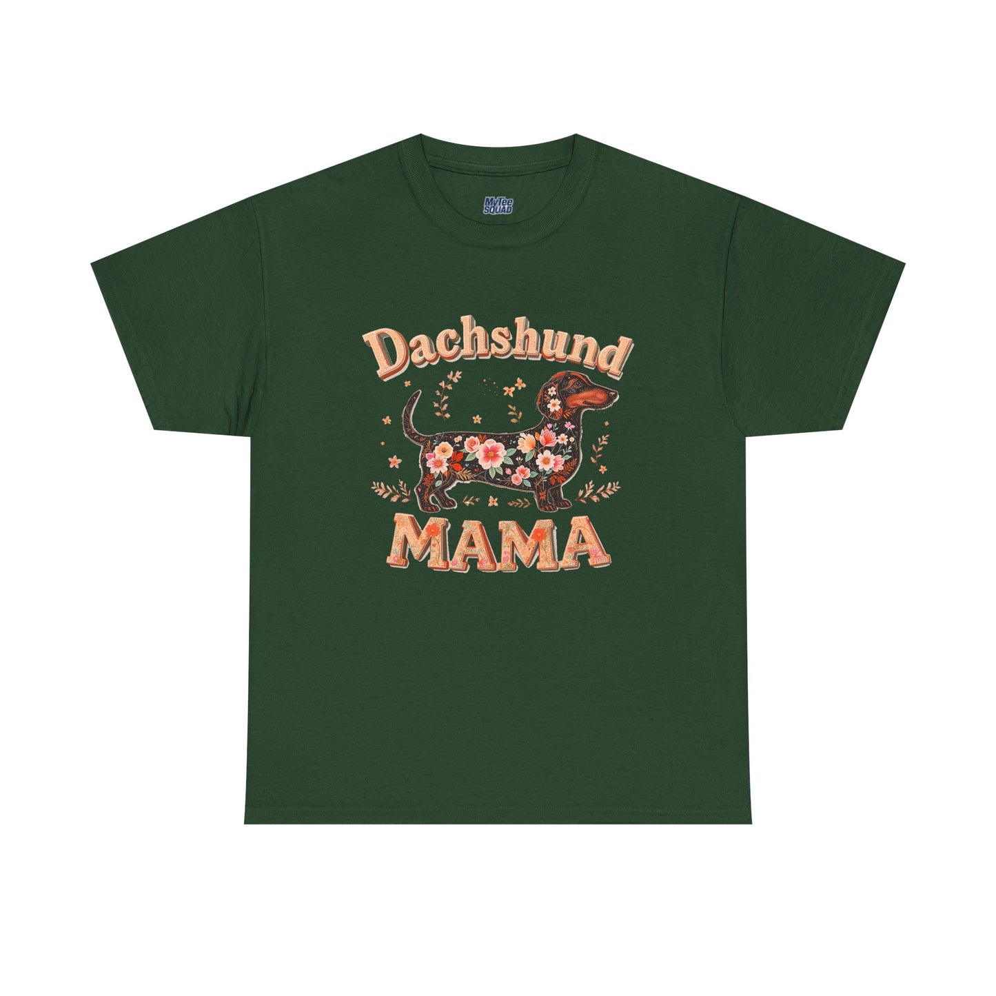 Dachshund Mama T-Shirt – Cute Floral Pup Lover Tee