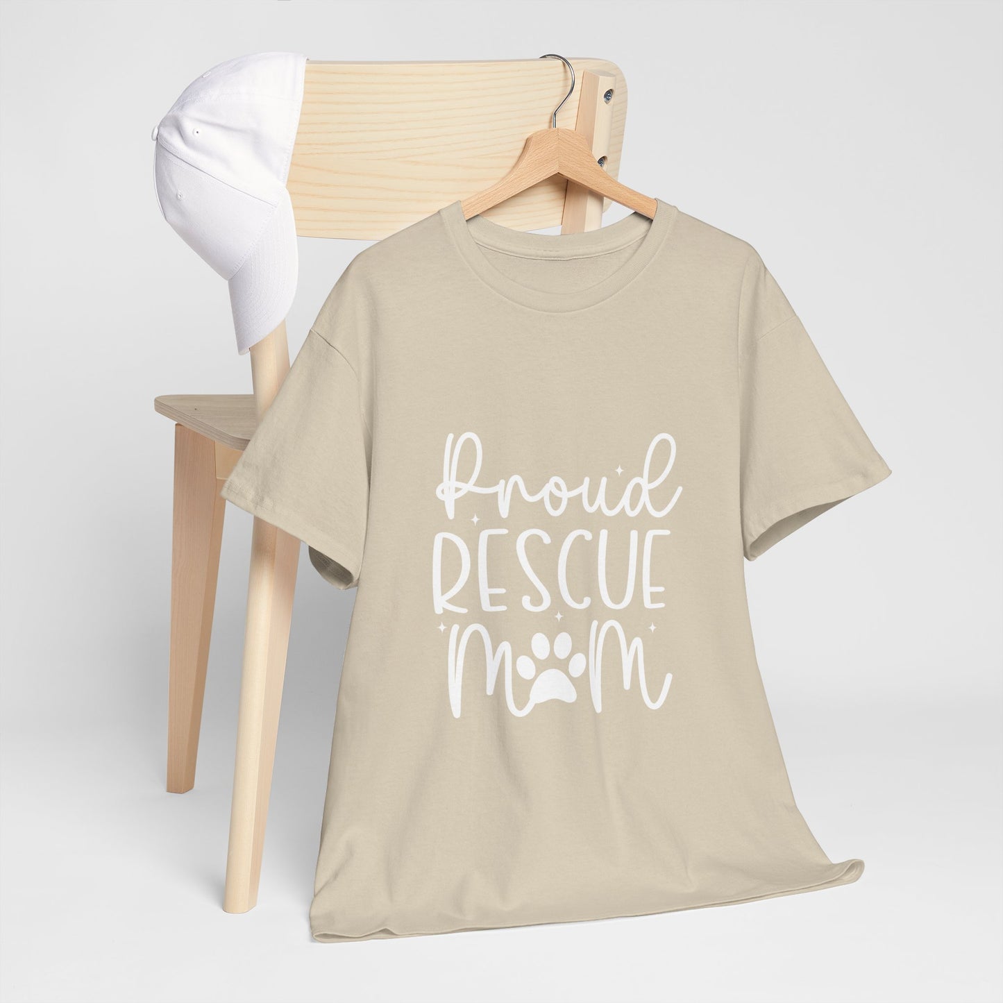 Proud Rescue Mom T-Shirt | Gift For Dog Mom