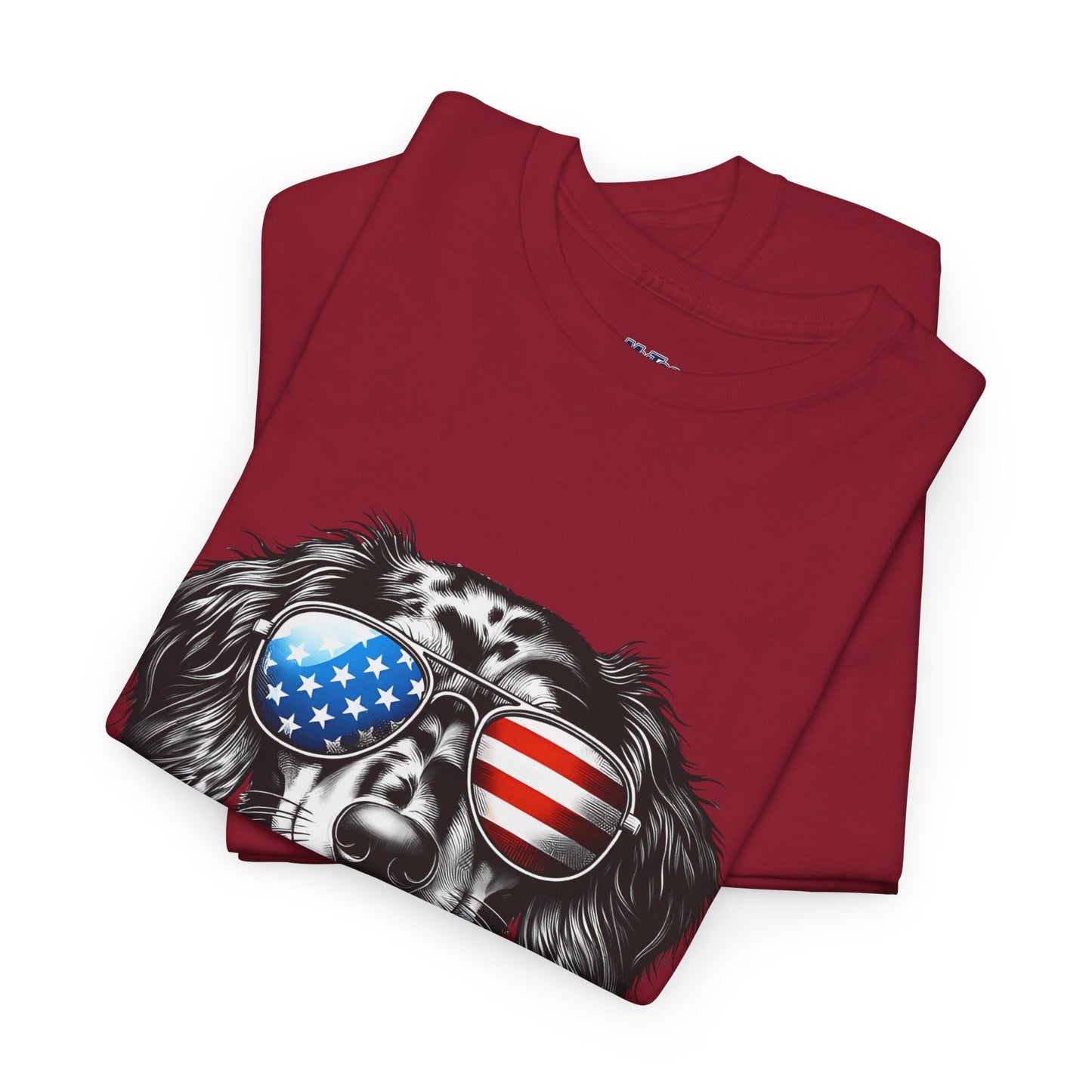 Patriotic Dachshund with Sunglasses Unisex T-Shirt