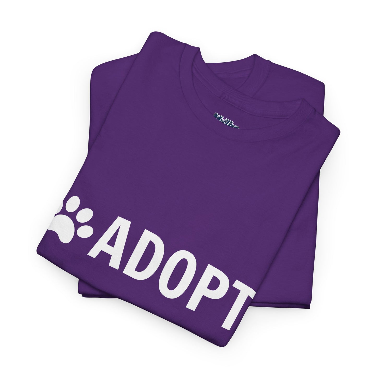 Adopt Unisex Heavy Cotton Tee | Perfect for Animal Lovers, Pet Adoption Events