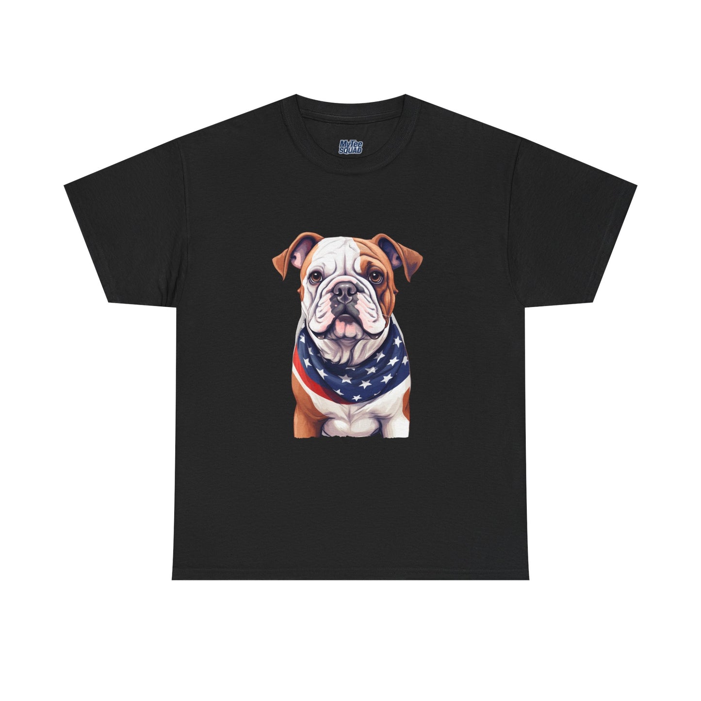 Patriotic Bulldog Unisex T-Shirt