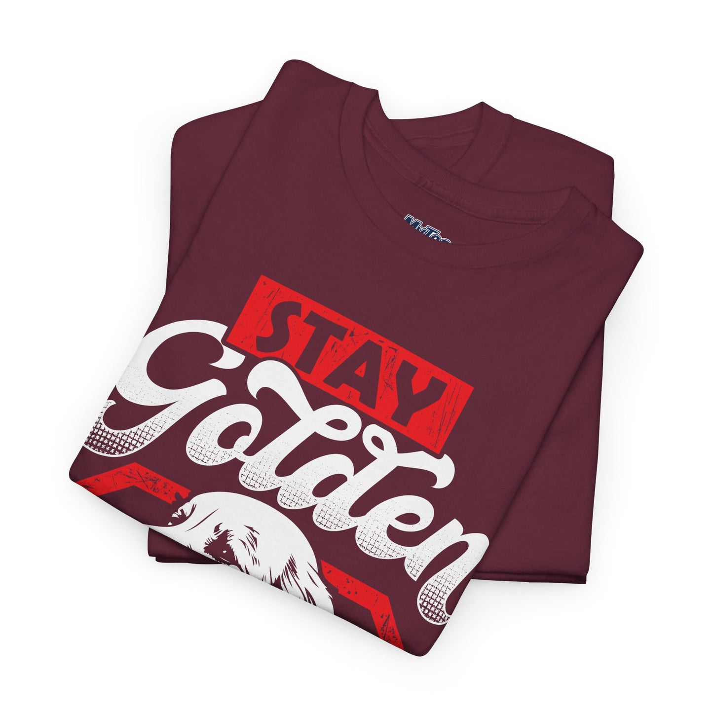 Stay Golden Unisex Cotton T-Shirt | Best Gift For Dog Lover