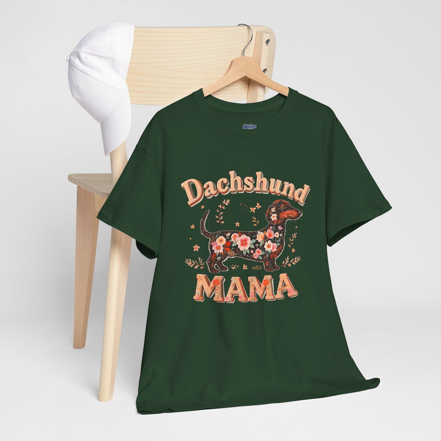 Dachshund Mama T-Shirt – Cute Floral Pup Lover Tee