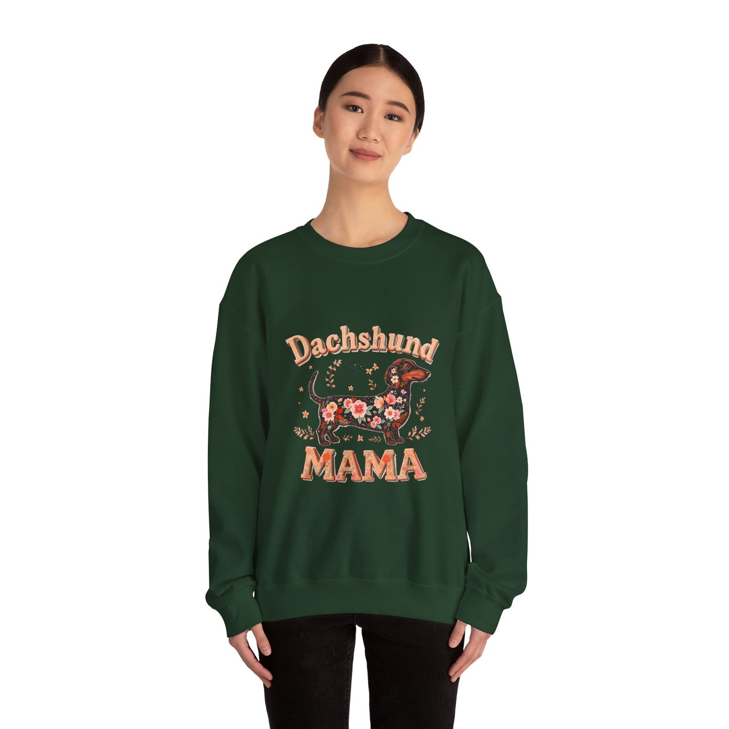 Dachshund Mama Fall Sweatshirt – Perfect For Stylish Dog Moms