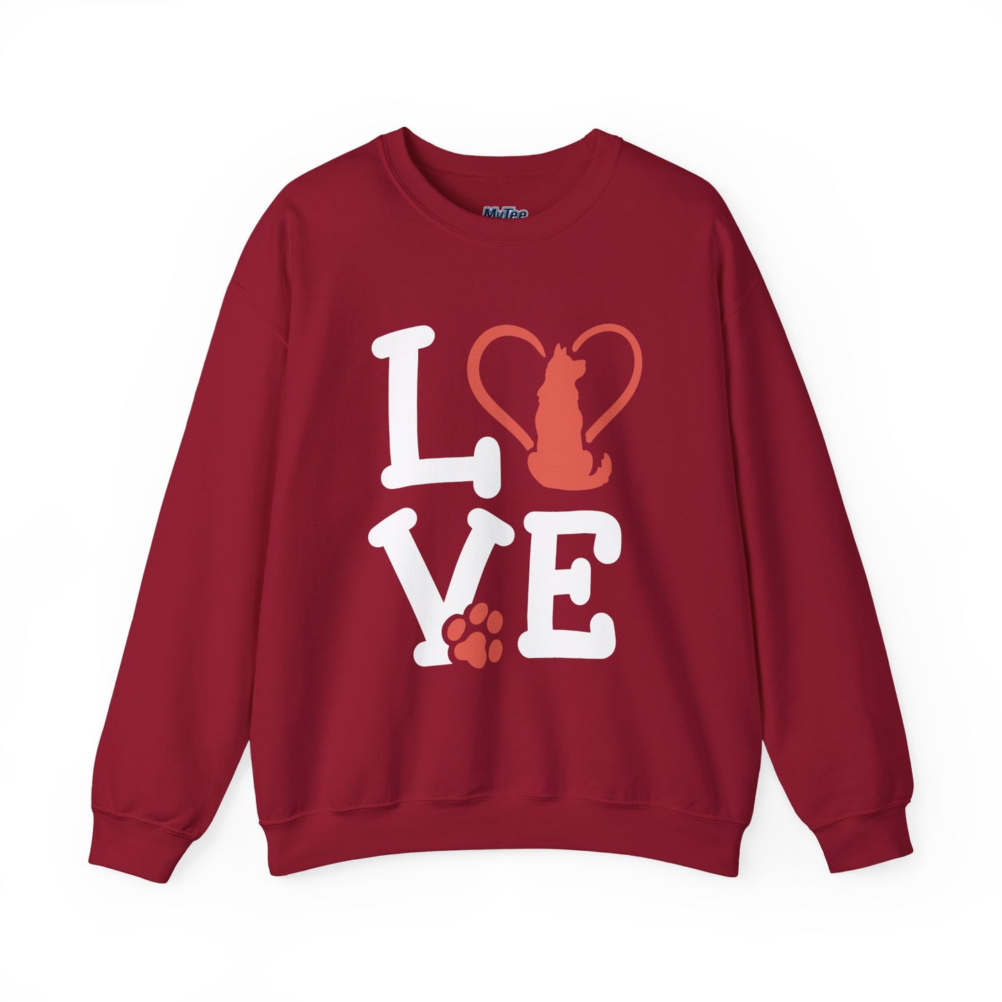 Love Cat Crewneck Sweatshirt - Perfect for Pet Lovers, Gift For Cat Owners