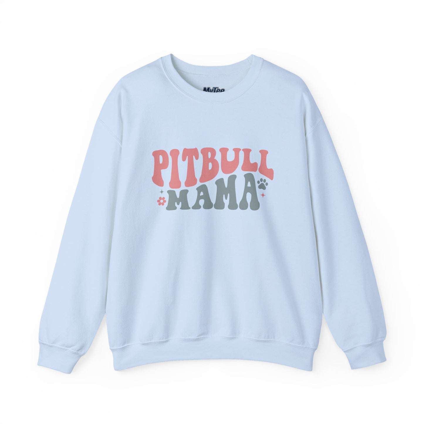Pitbull Mama Crewneck Sweatshirt | Perfect Gift for Dog Mom