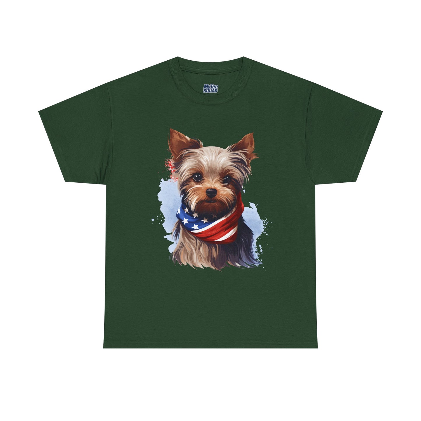 Patriotic Yorkshire Terrier Unisex T-Shirt